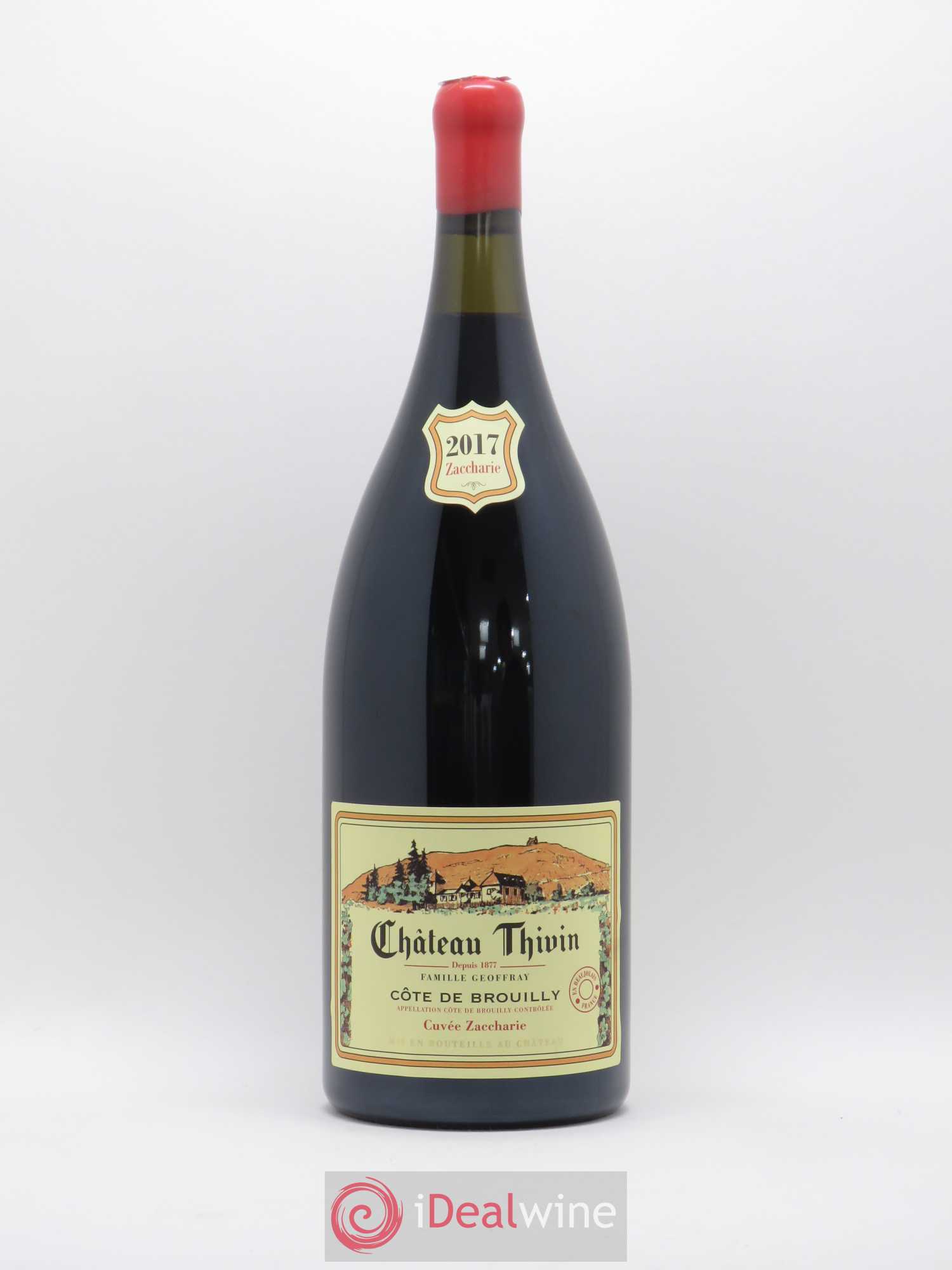 Côte de Brouilly Cuvée Zaccharie Château Thivin 2017 - Lot de 1 magnum - 0