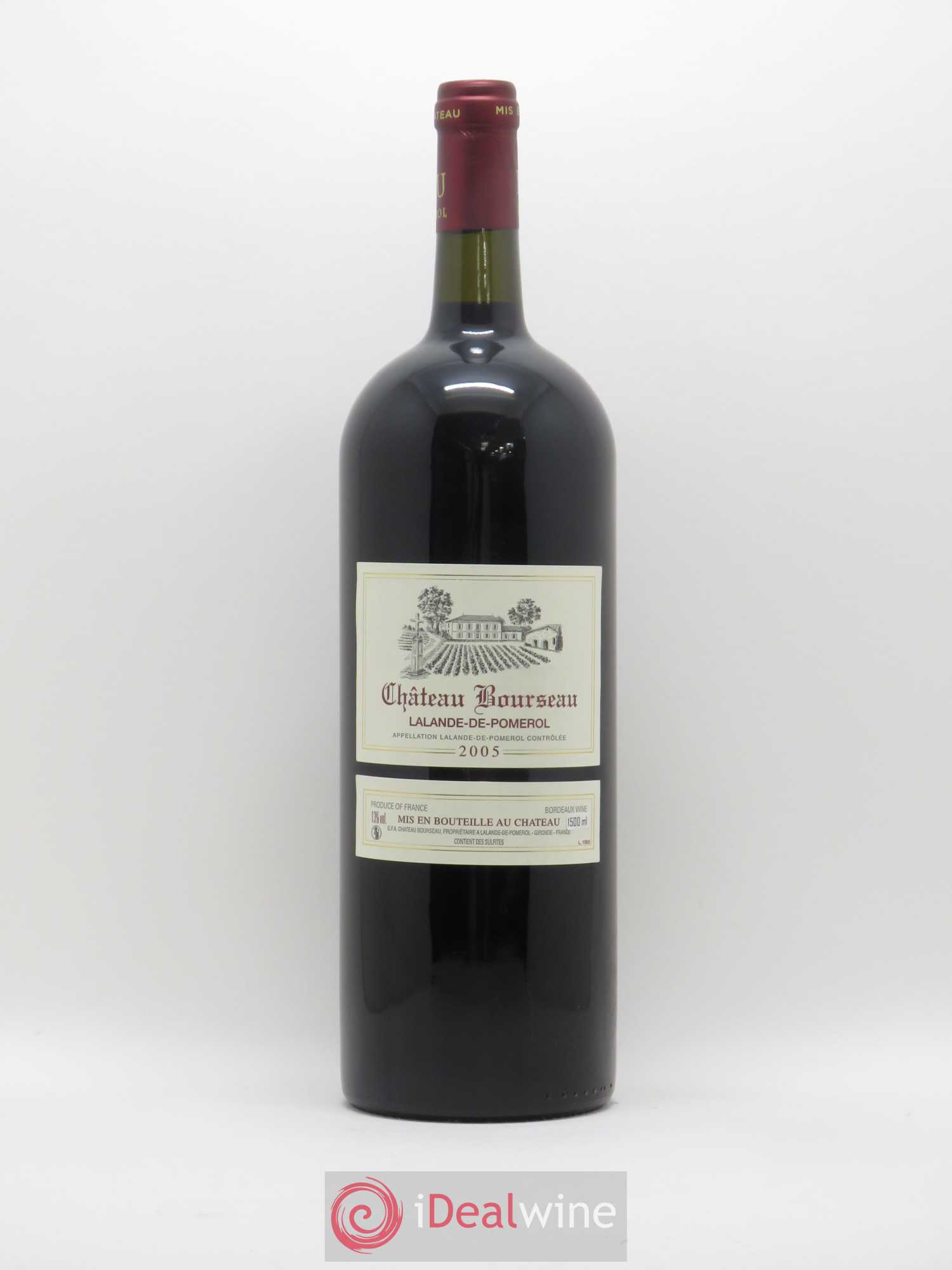 Lalande-de-Pomerol Château Bourseau 2005 - Posten von 1 Magnum - 0