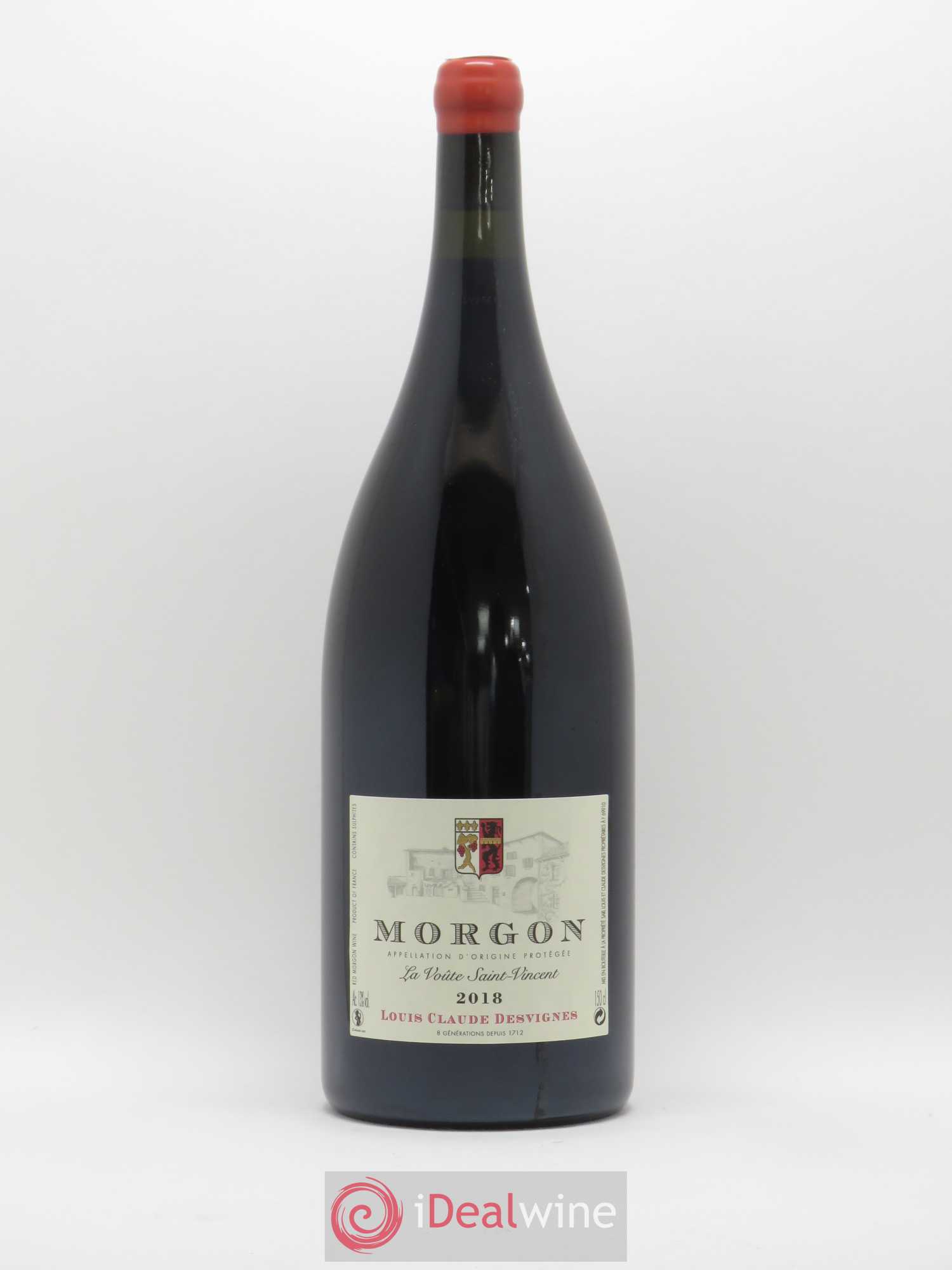 Morgon La Voûte Saint Vincent Louis-Claude Desvignes 2018 - Lot de 1 magnum - 0