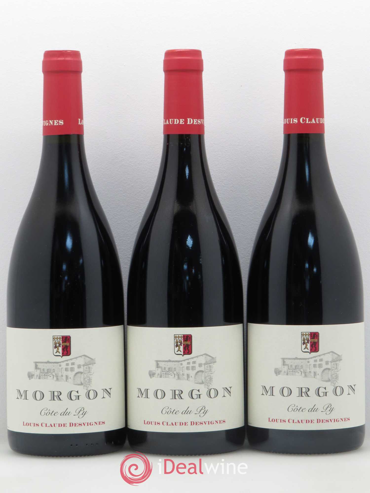 Morgon Côte du Py Louis-Claude Desvignes (sans prix de réserve) 2016 - Lot de 3 bouteilles - 0