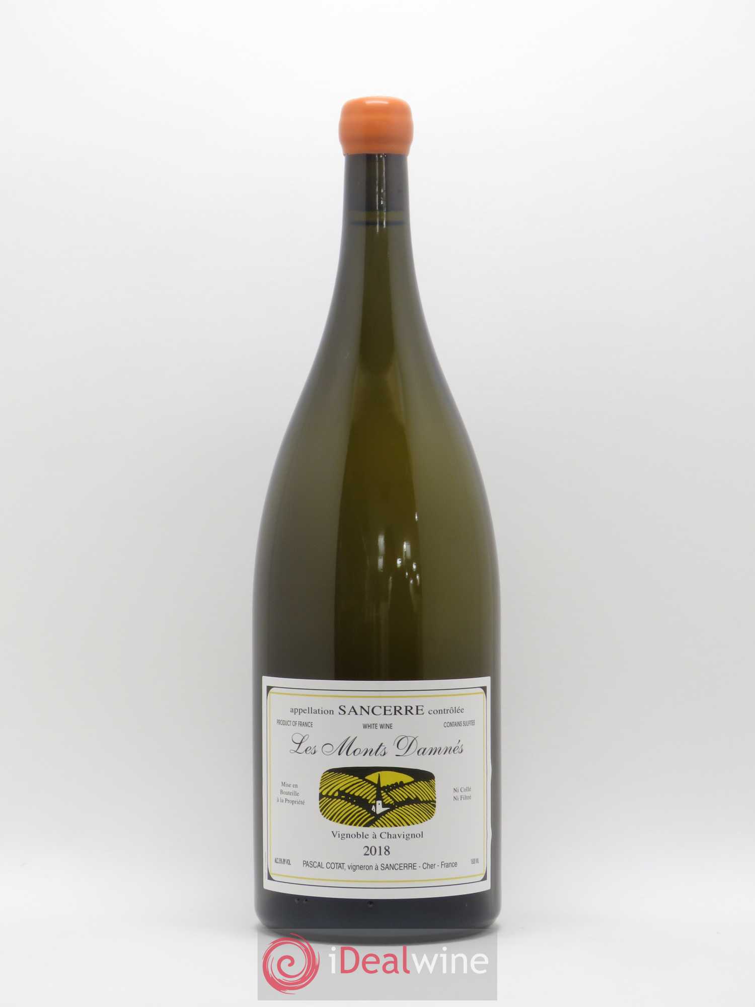 Sancerre Les Monts Damnés Pascal Cotat 2018 - Lot de 1 magnum - 0
