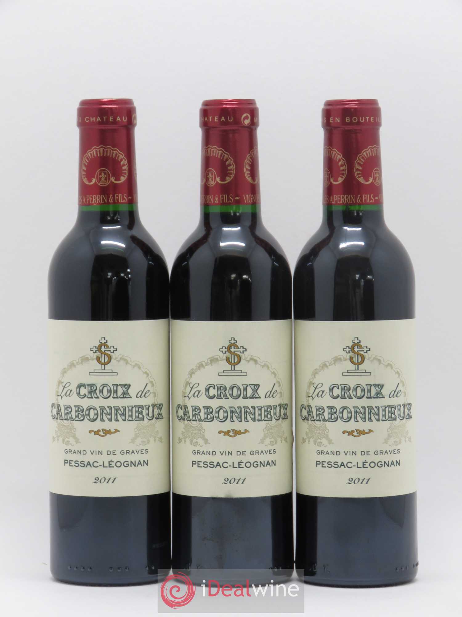 La Croix de Carbonnieux (no reserve) 2011 - Lot of 12 half-bottles - 1