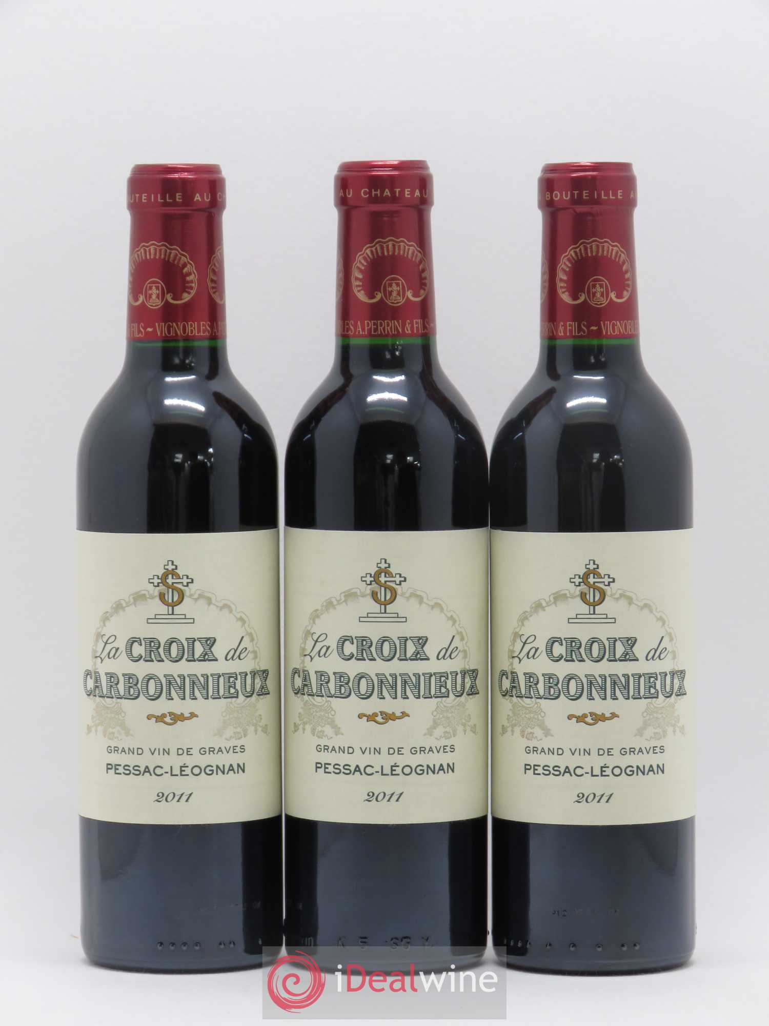 La Croix de Carbonnieux (no reserve) 2011 - Lot of 12 half-bottles - 3