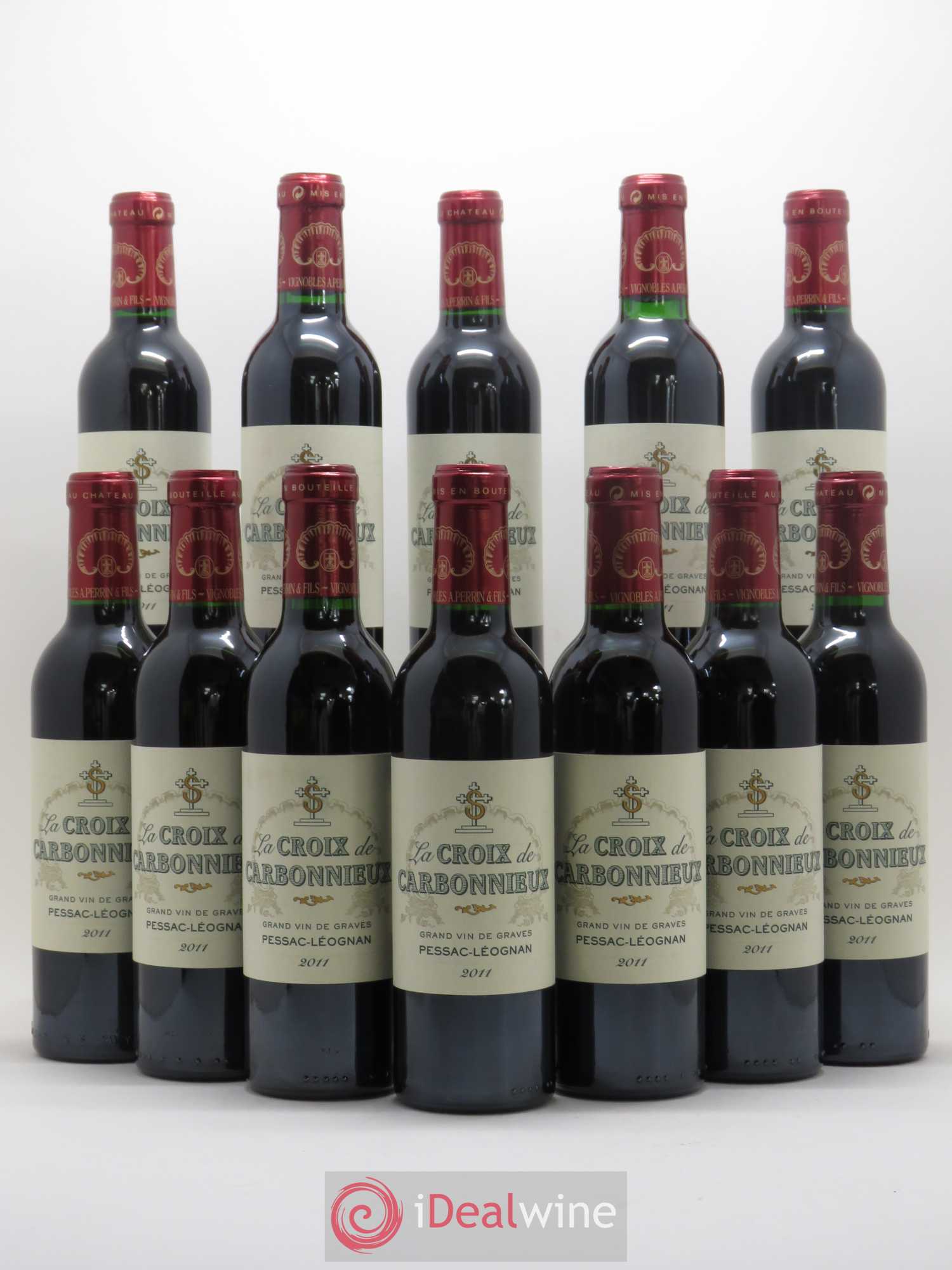 La Croix de Carbonnieux (no reserve) 2011 - Lot of 12 half-bottles - 0
