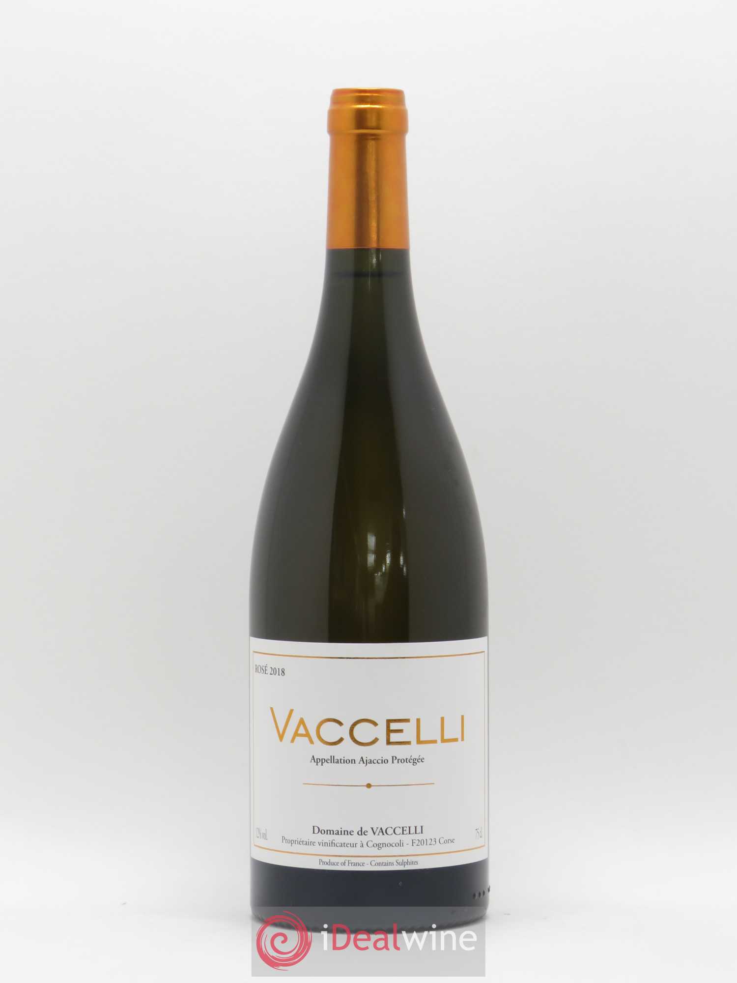 Ajaccio Vaccelli (sans prix de réserve) 2018 - Posten von 1 Flasche - 0