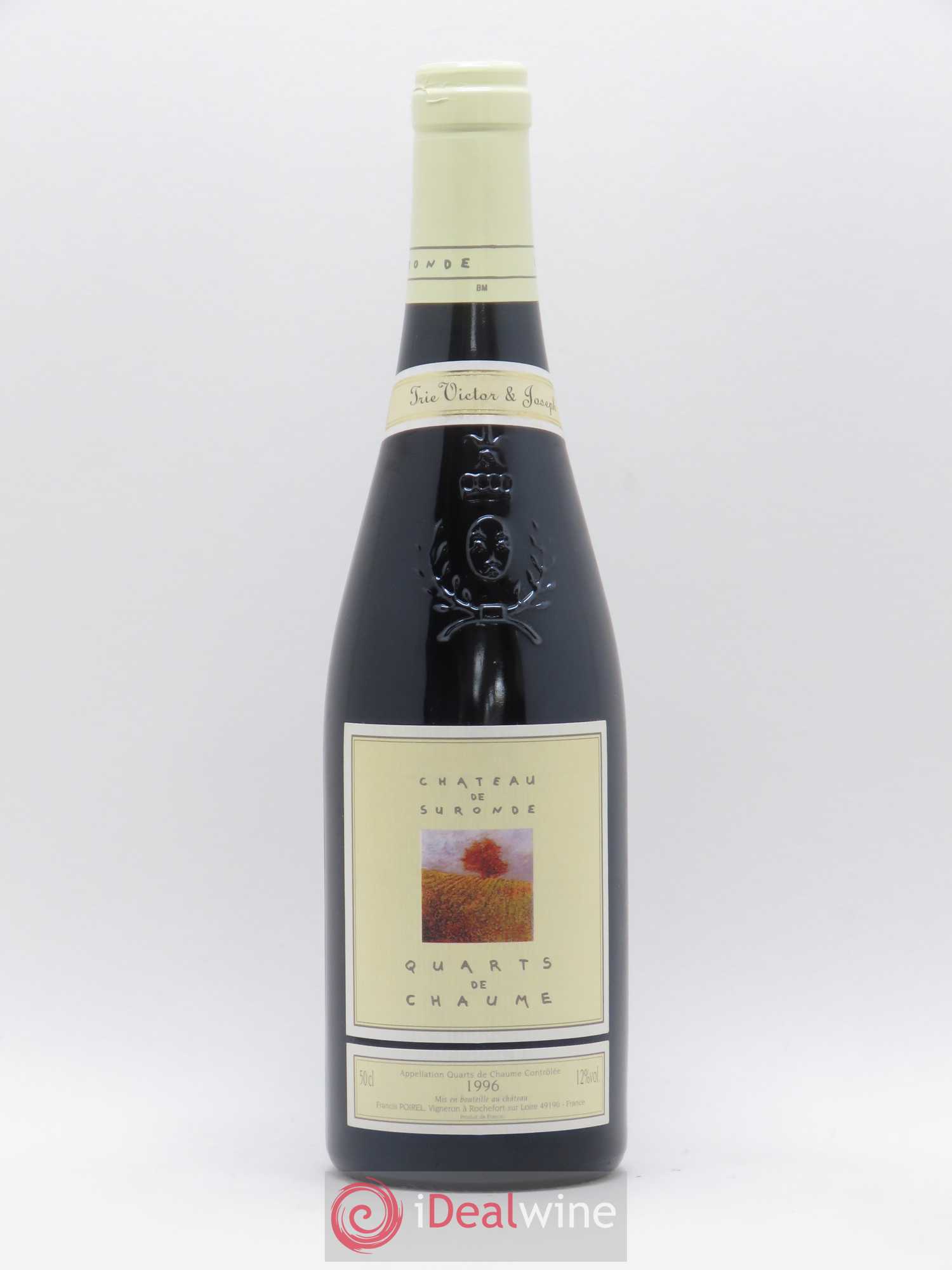Quarts de Chaume Château de Suronde Trie Victor et Joseph 50cl 1996 - Lotto di 1 bottiglia - 0