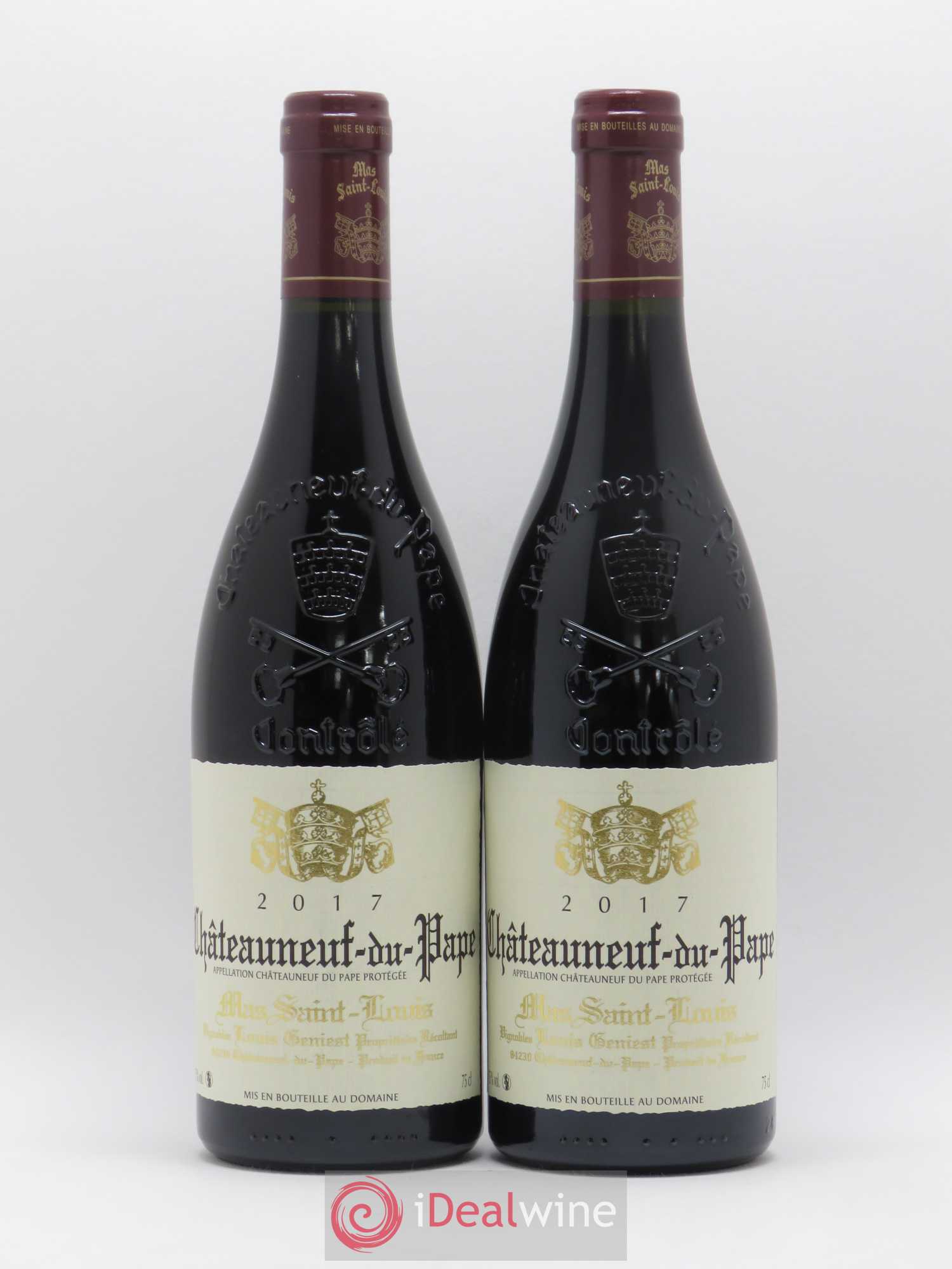 Châteauneuf-du-Pape Tradition Mas Saint-Louis (sans prix de réserve) 2017 - Lot de 2 bouteilles - 0
