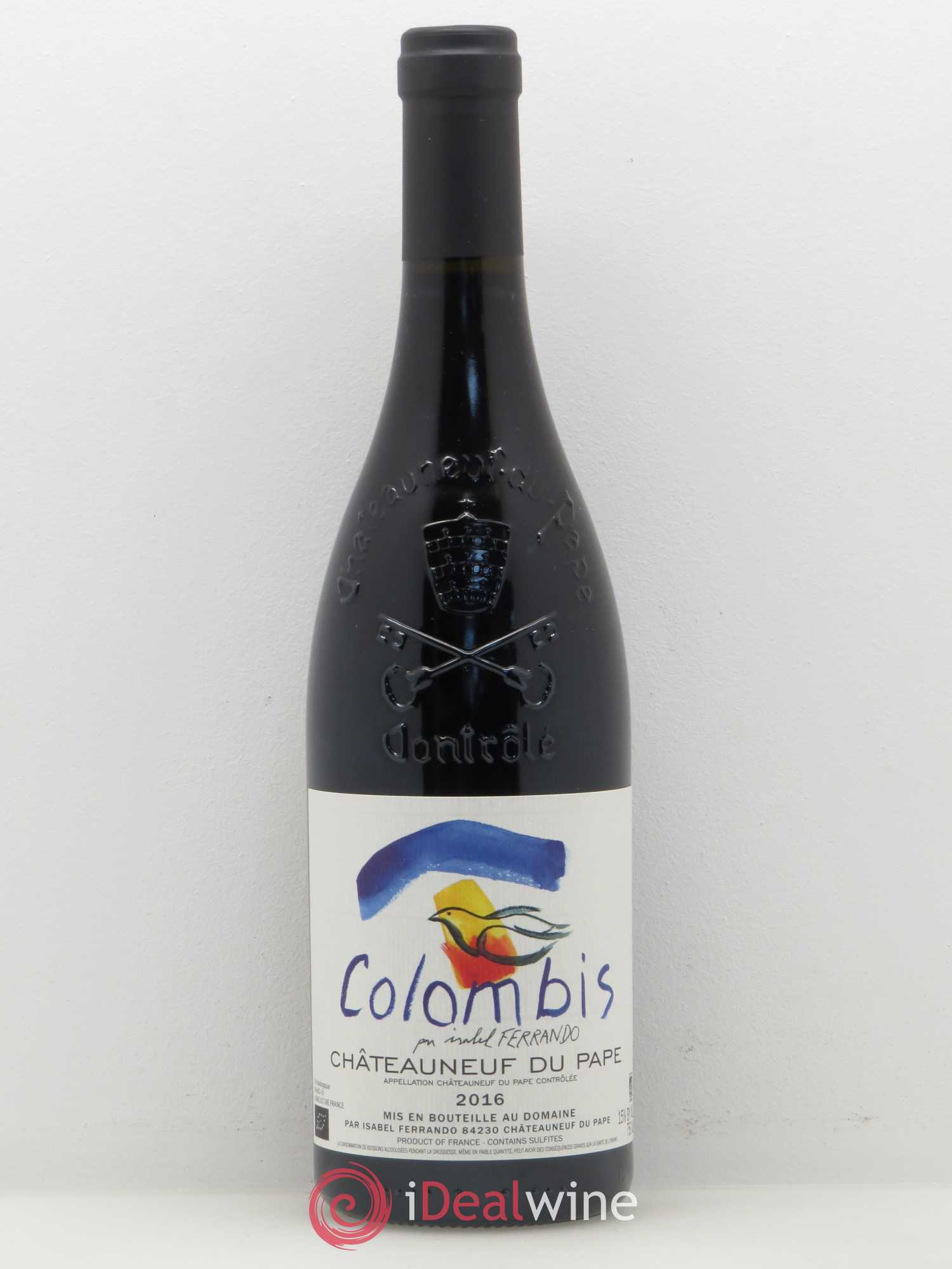 Châteauneuf-du-Pape Colombis Domaine Saint-Préfert (sans prix de réserve) 2016 - Lot de 1 bouteille - 0