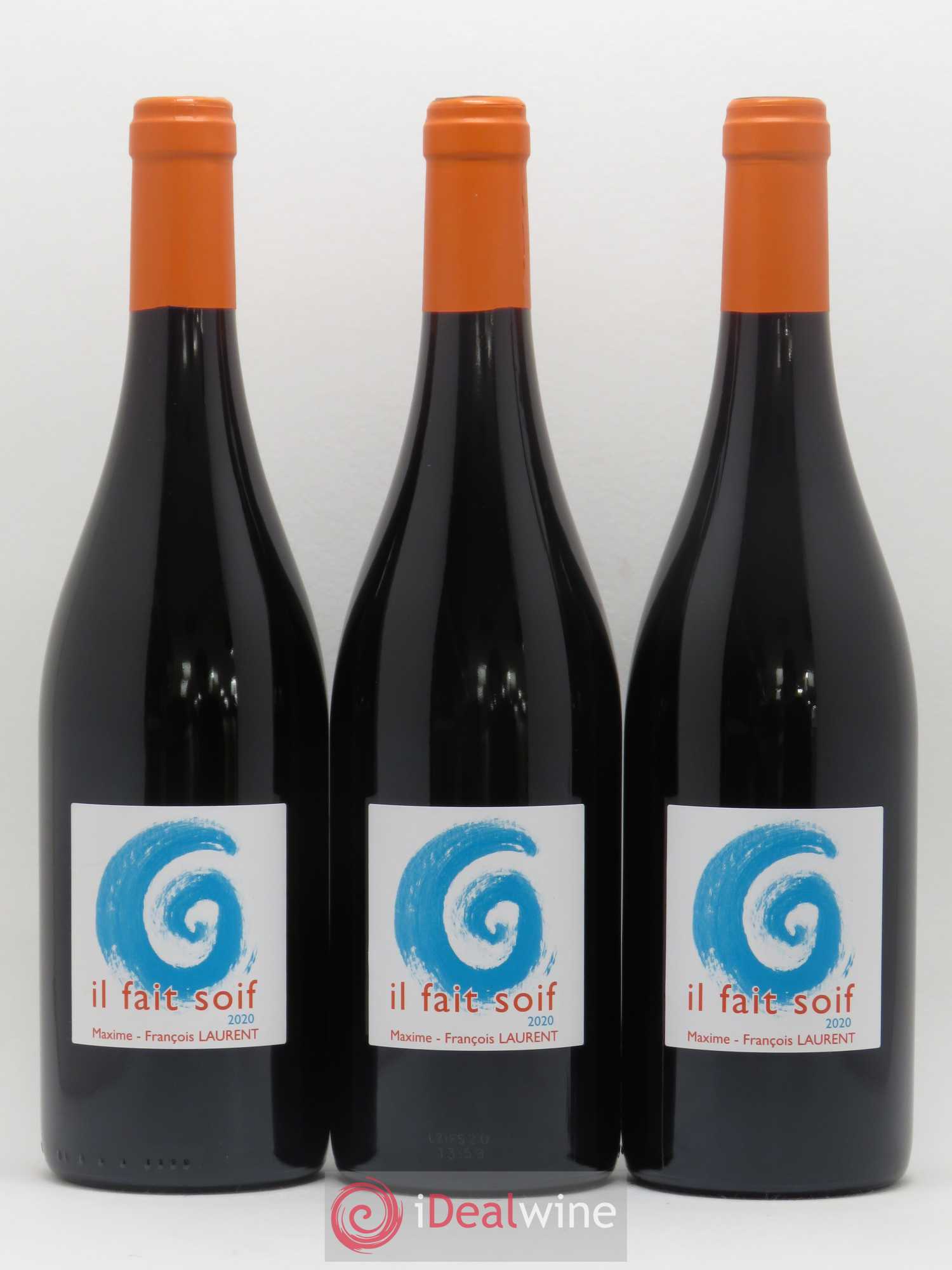 Côtes-du-Rhône Il Fait Soif Maxime-François Laurent (Gramenon) 2020 - Lot de 3 bouteilles - 0