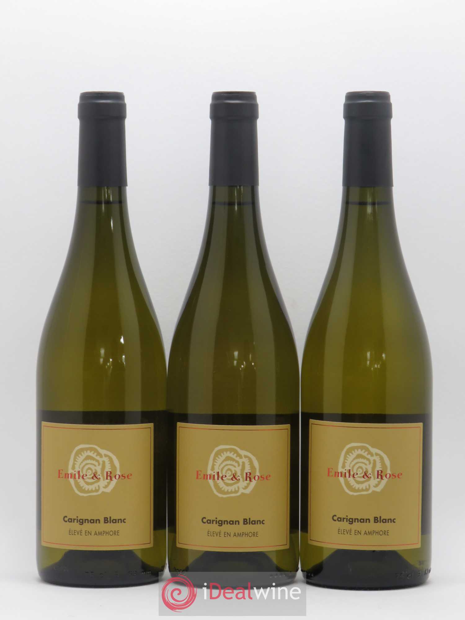 Languedoc IGP Coteaux de Béziers Carignan blanc Domaine d'Emile et Rose (sans prix de réserve) 2017 - Posten von 3 Flaschen - 0