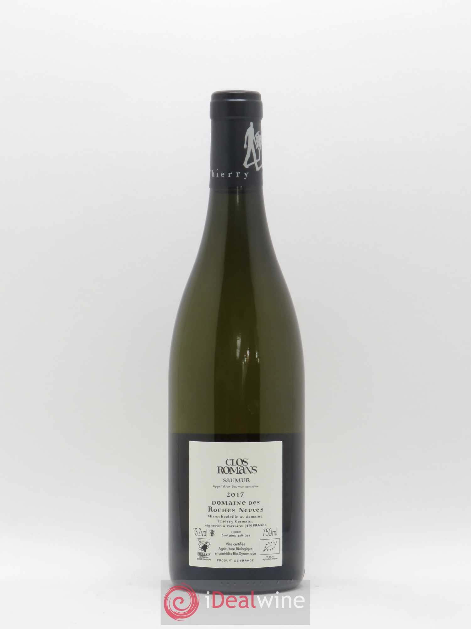 Saumur Clos Romans Domaine des Roches Neuves - Thierry Germain  (sans prix de réserve) 2017 - Lot de 1 bouteille - 1