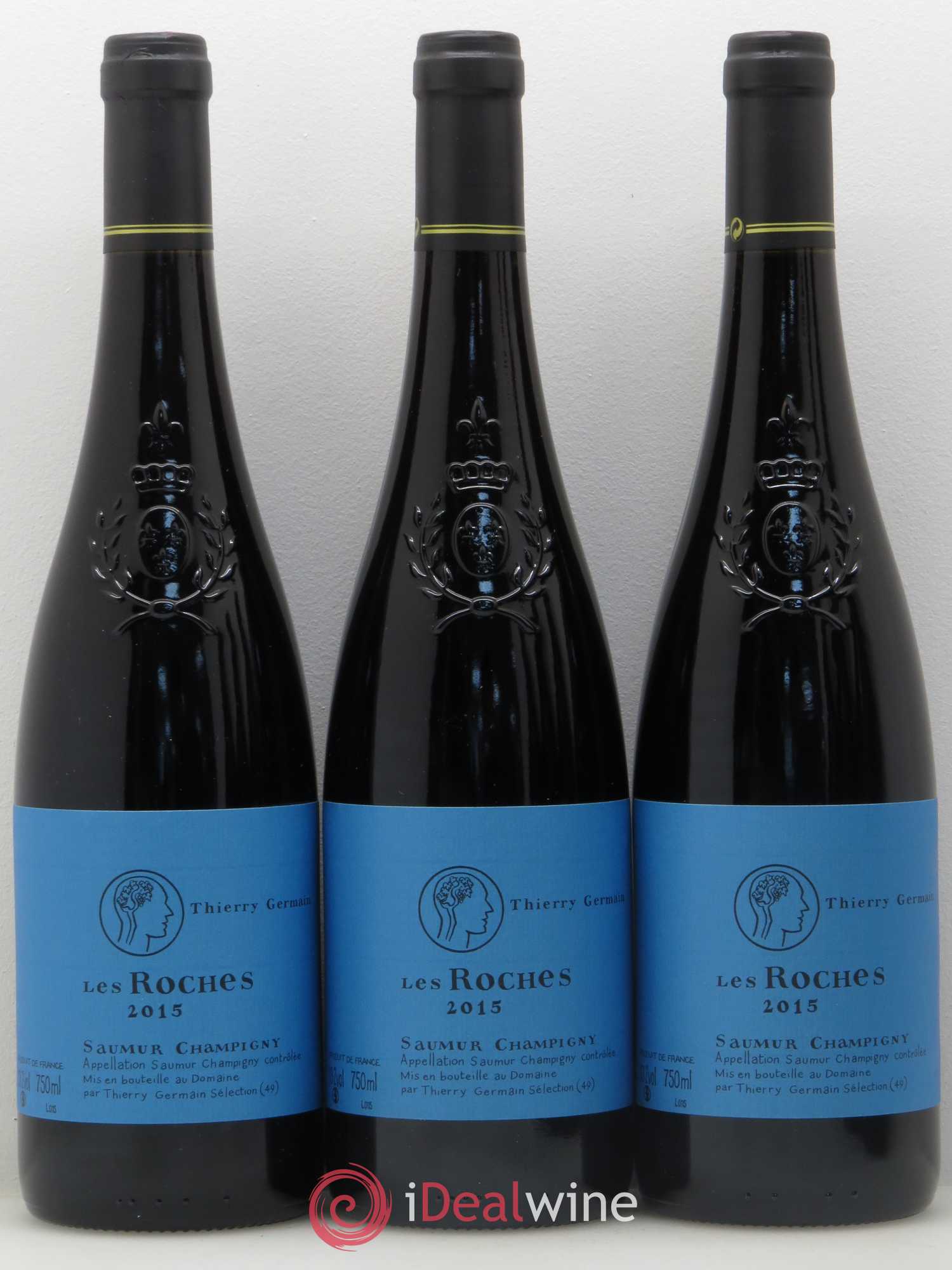 Saumur-Champigny Les Roches Domaine des Roches Neuves - Thierry Germain (sans prix de réserve) 2015 - Lot de 6 bouteilles - 1