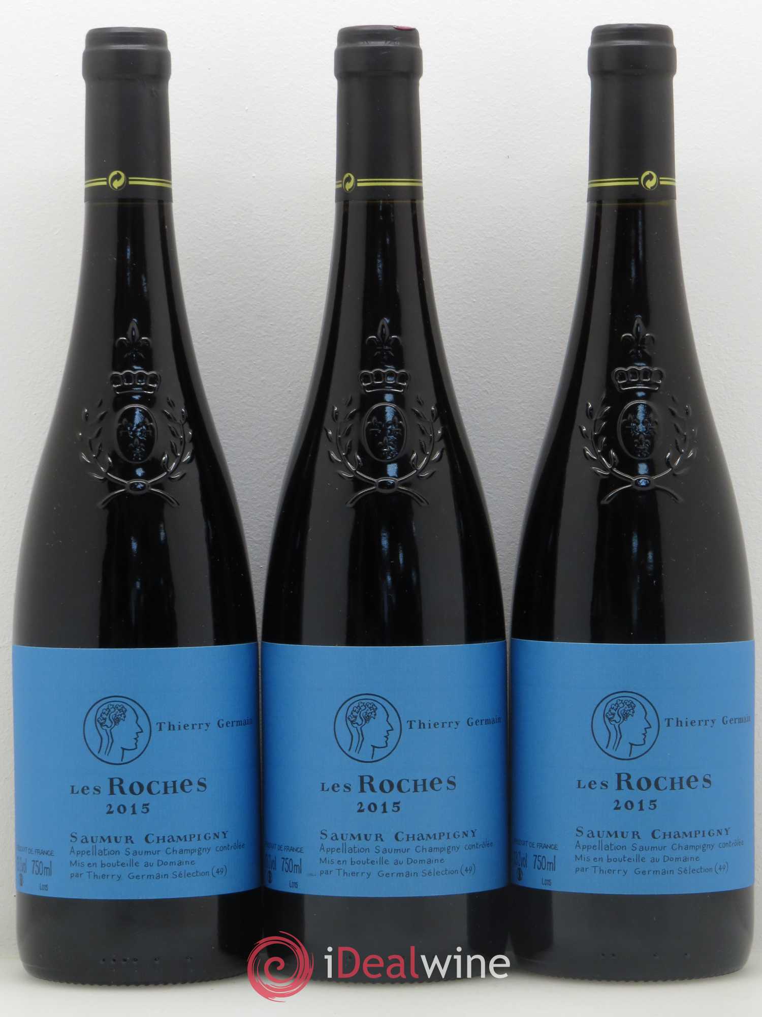 Saumur-Champigny Les Roches Domaine des Roches Neuves - Thierry Germain (sans prix de réserve) 2015 - Lot de 6 bouteilles - 2