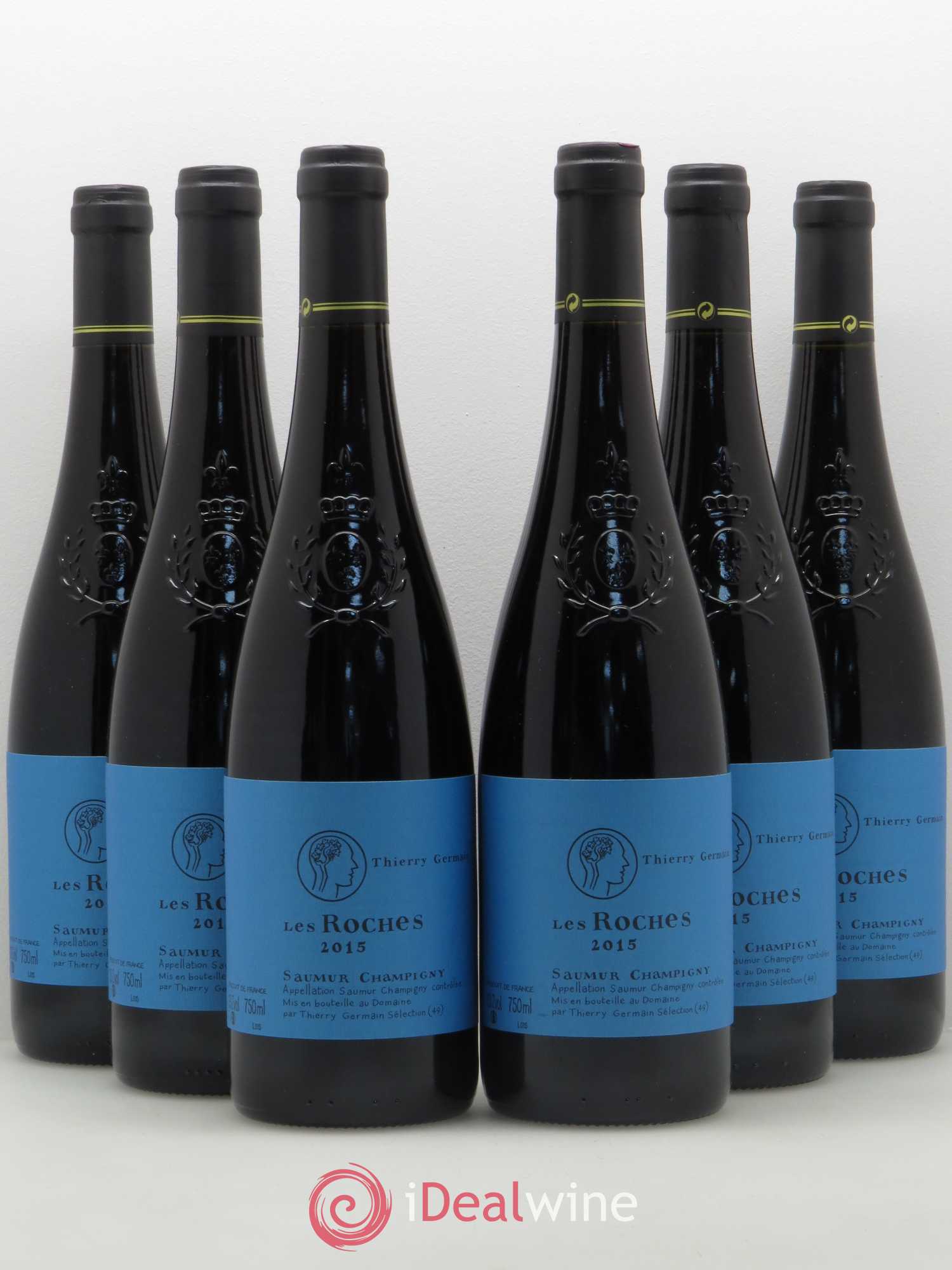 Saumur-Champigny Les Roches Domaine des Roches Neuves - Thierry Germain (sans prix de réserve) 2015 - Lot de 6 bouteilles - 0