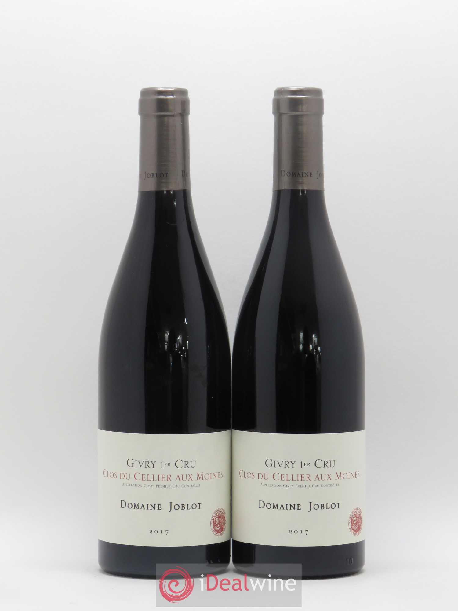 Givry 1er Cru Clos du Cellier aux Moines Joblot (Domaine) 2017 - Lot de 2 bouteilles - 0
