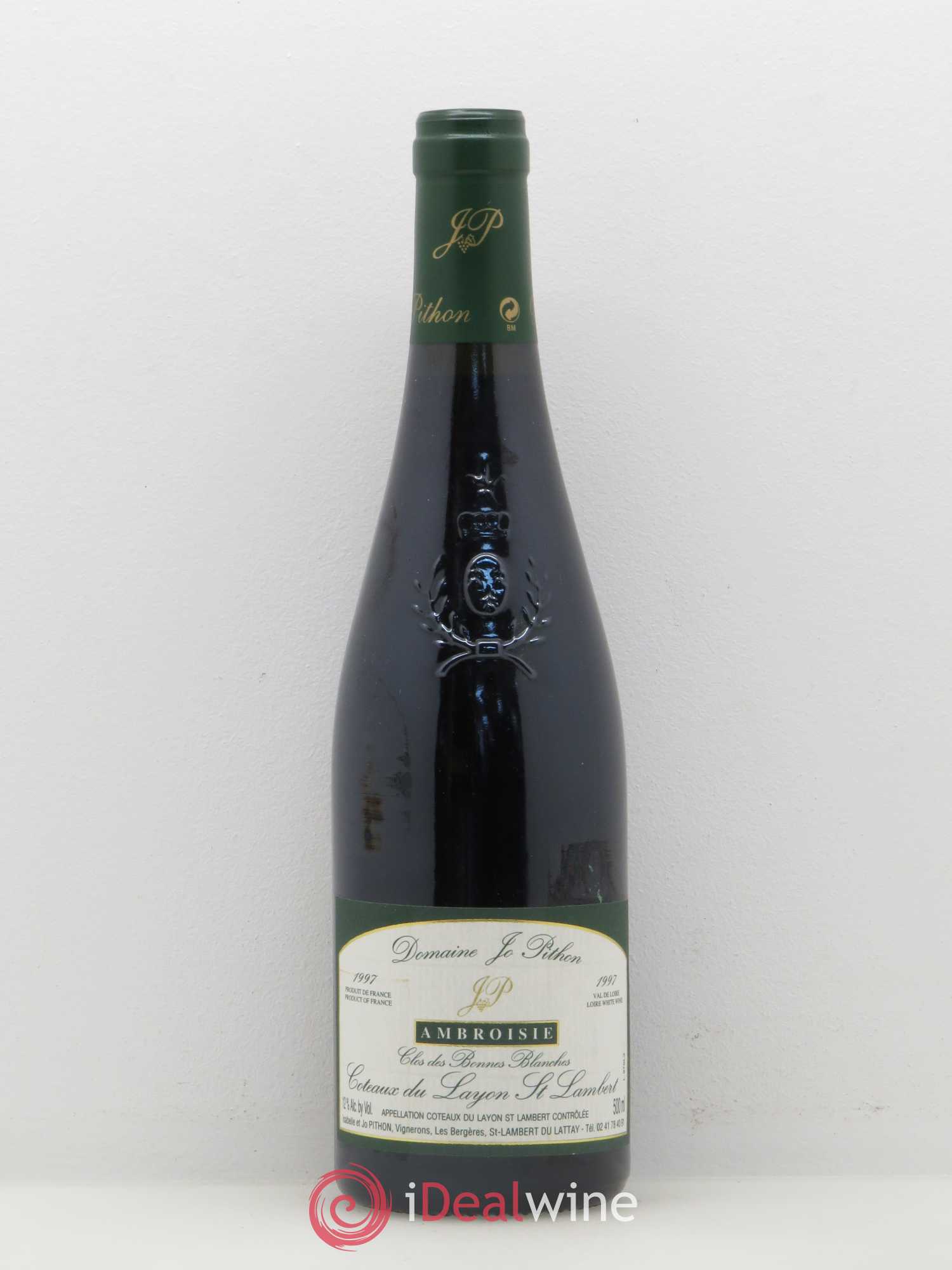 Coteaux du Layon Saint-Lambert Ambroisie Clos des Bonnes Blanches Jo Pithon (Domaine) 1997 - Lotto di 1 bottiglia - 0