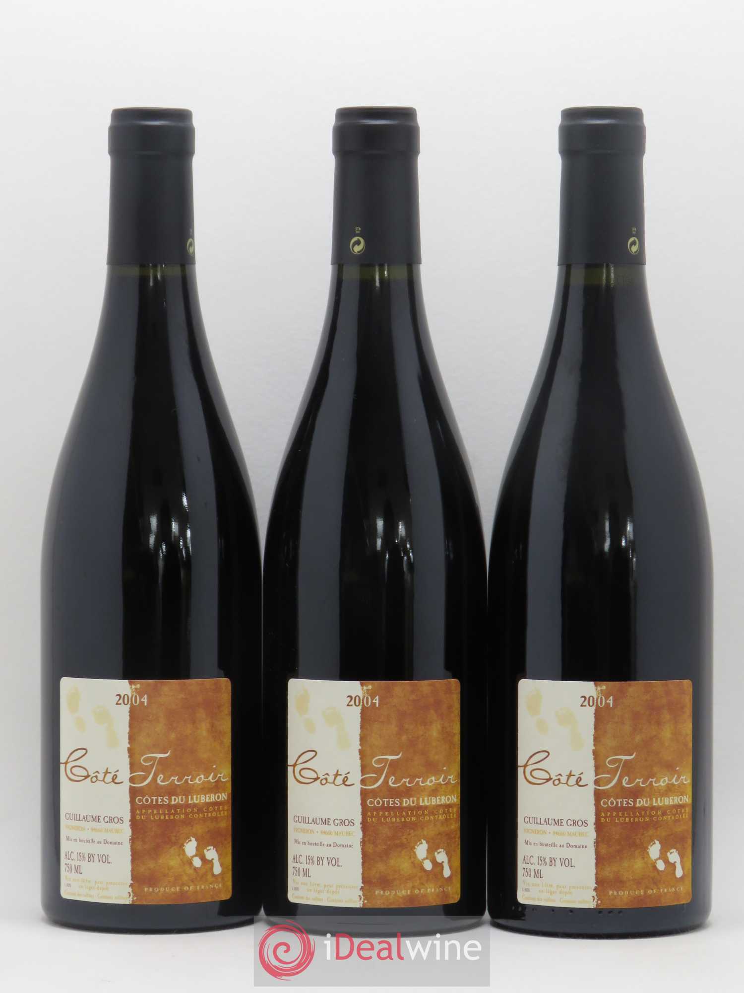 Luberon Côté Terroir Domaine Antonin (sans prix de réserve) 2004 - Posten von 3 Flaschen - 0