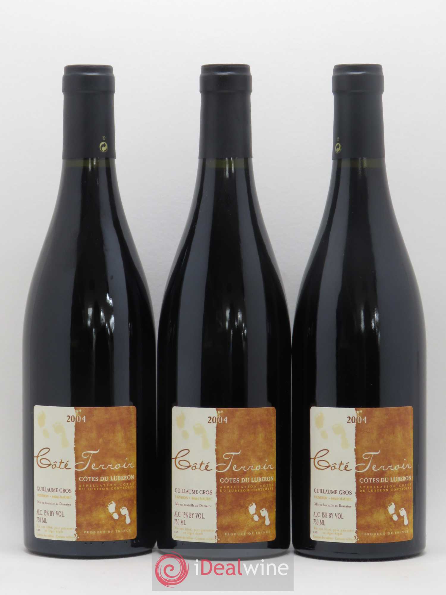 Luberon Côté Terroir Domaine Antonin (sans prix de réserve) 2004 - Posten von 3 Flaschen - 0