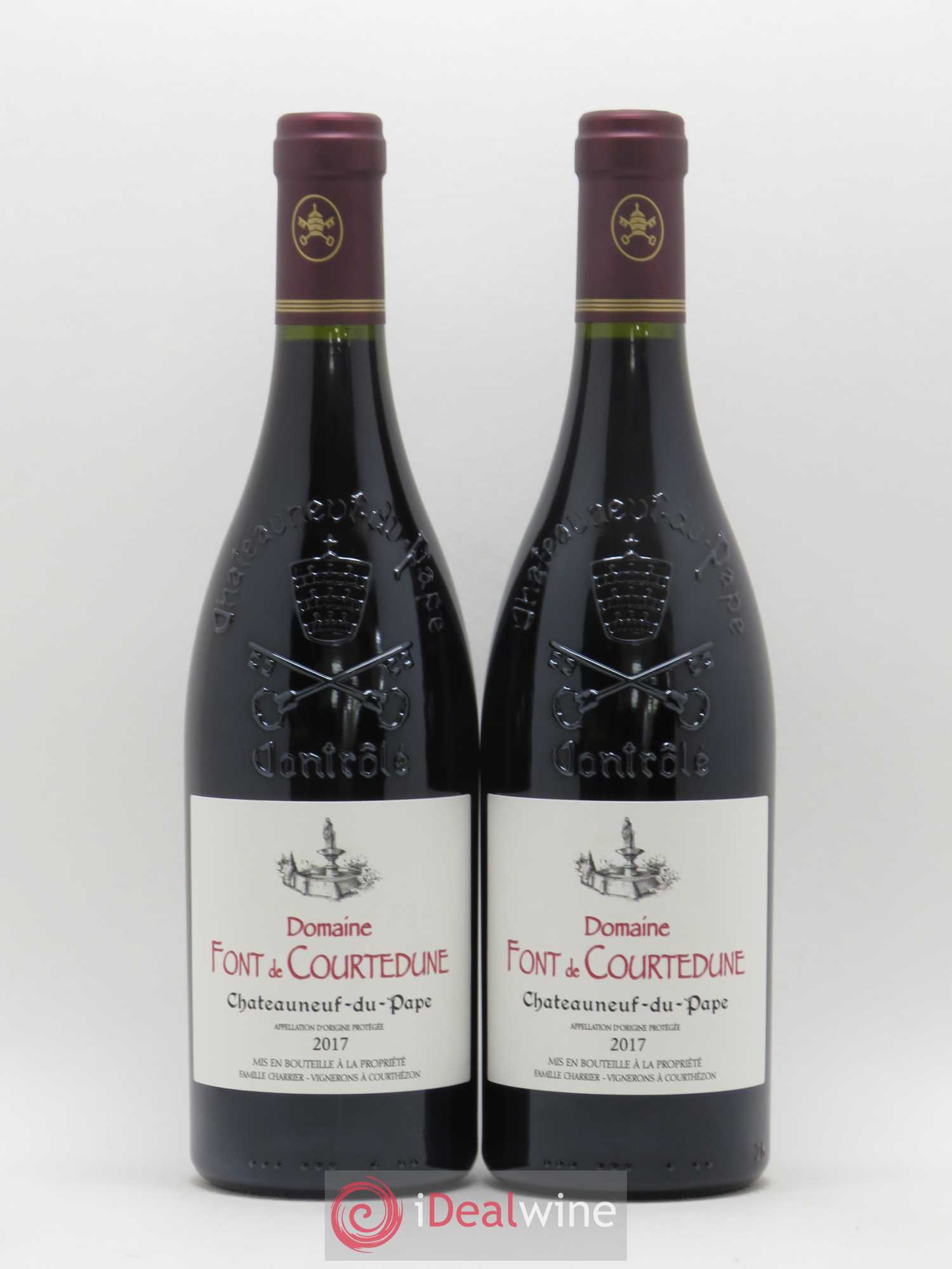 Châteauneuf-du-Pape Domaine Font de Courtedune 2017 - Lot de 2 bouteilles - 0