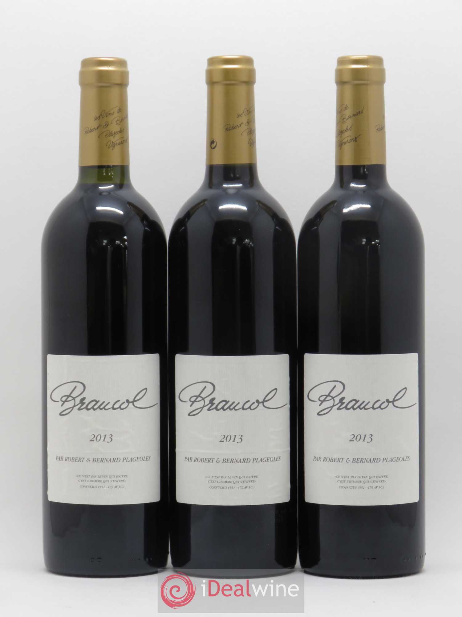 Gaillac Braucol Plageoles (sans prix de réserve) 2013 - Posten von 3 Flaschen - 0