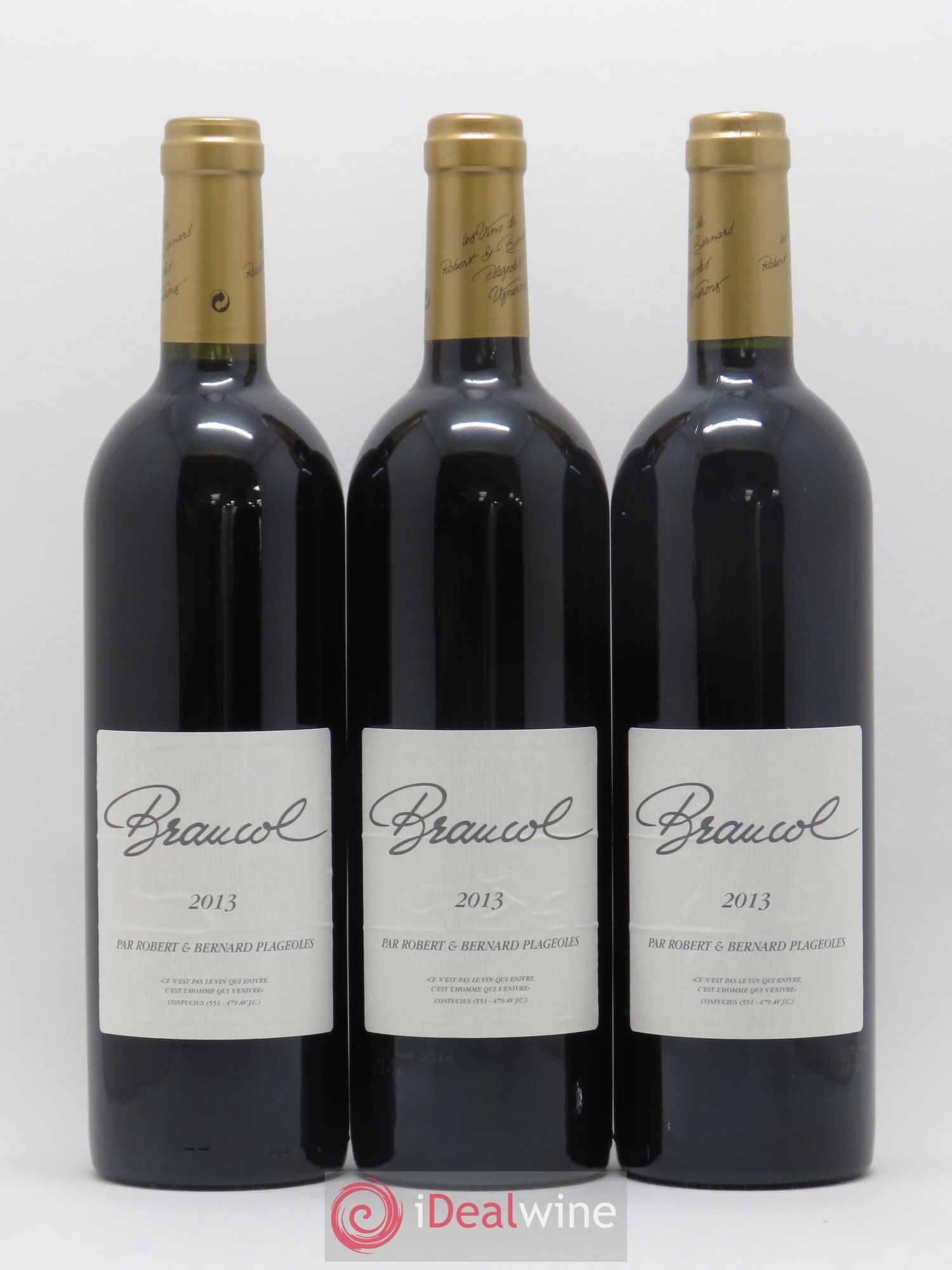 Gaillac Braucol Plageoles (sans prix de réserve) 2013 - Posten von 3 Flaschen - 0