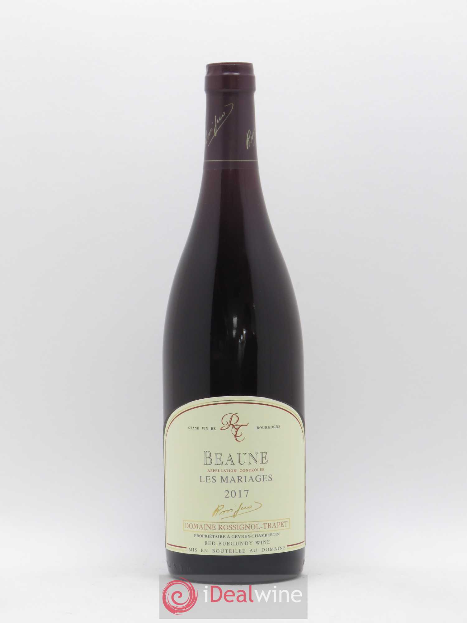 Beaune Les Mariages Domaine Rossignol Trapet 2017 - Posten von 1 Flasche - 0
