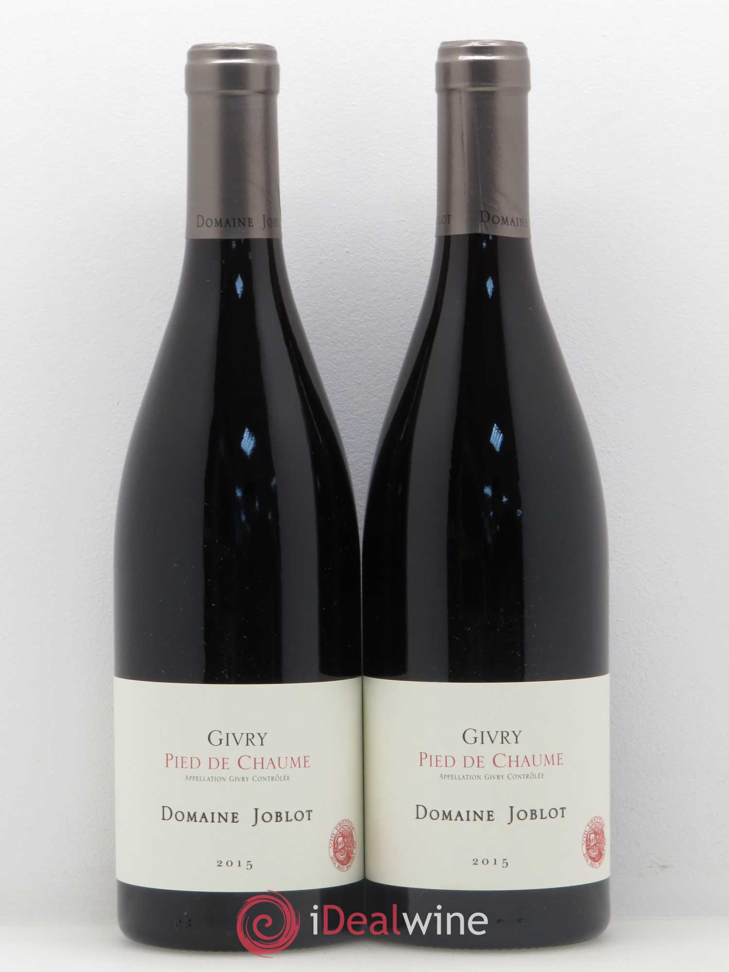 Givry Pied de Chaume Joblot (Domaine) 2015 - Lot de 2 bouteilles - 0