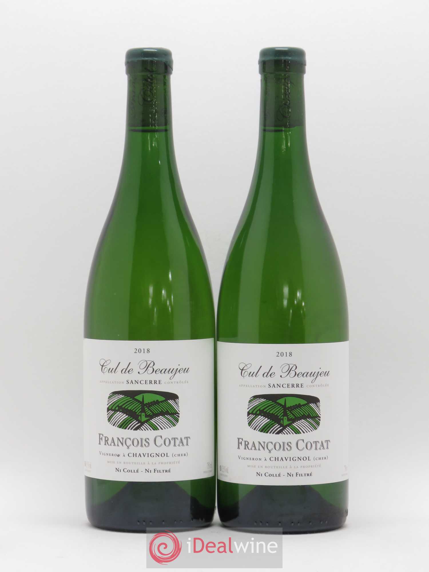 Sancerre Les Culs de Beaujeu François Cotat 2018 - Lot de 2 bouteilles - 0