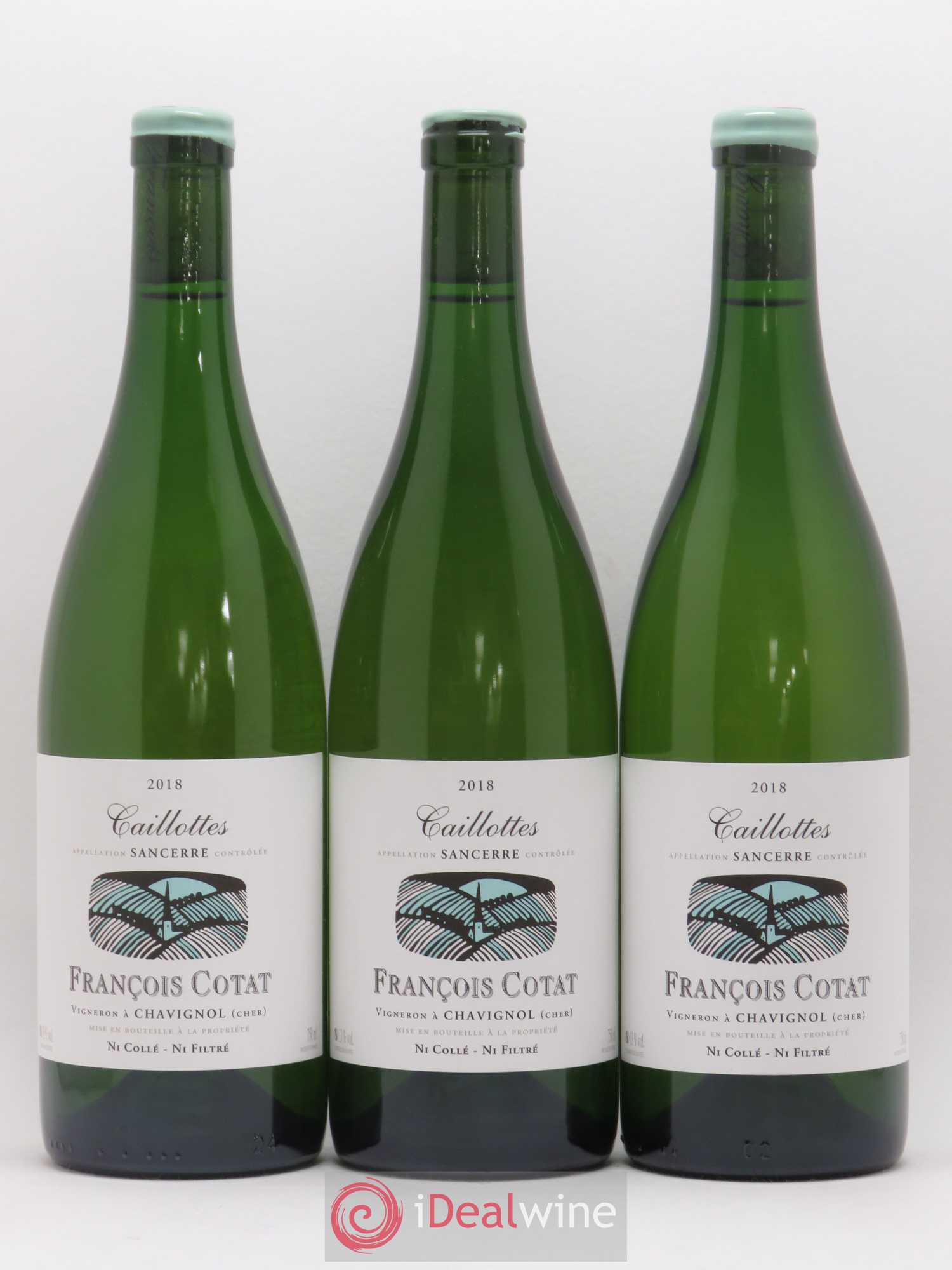 Sancerre Les Caillottes François Cotat 2018 - Lot de 3 bouteilles - 0