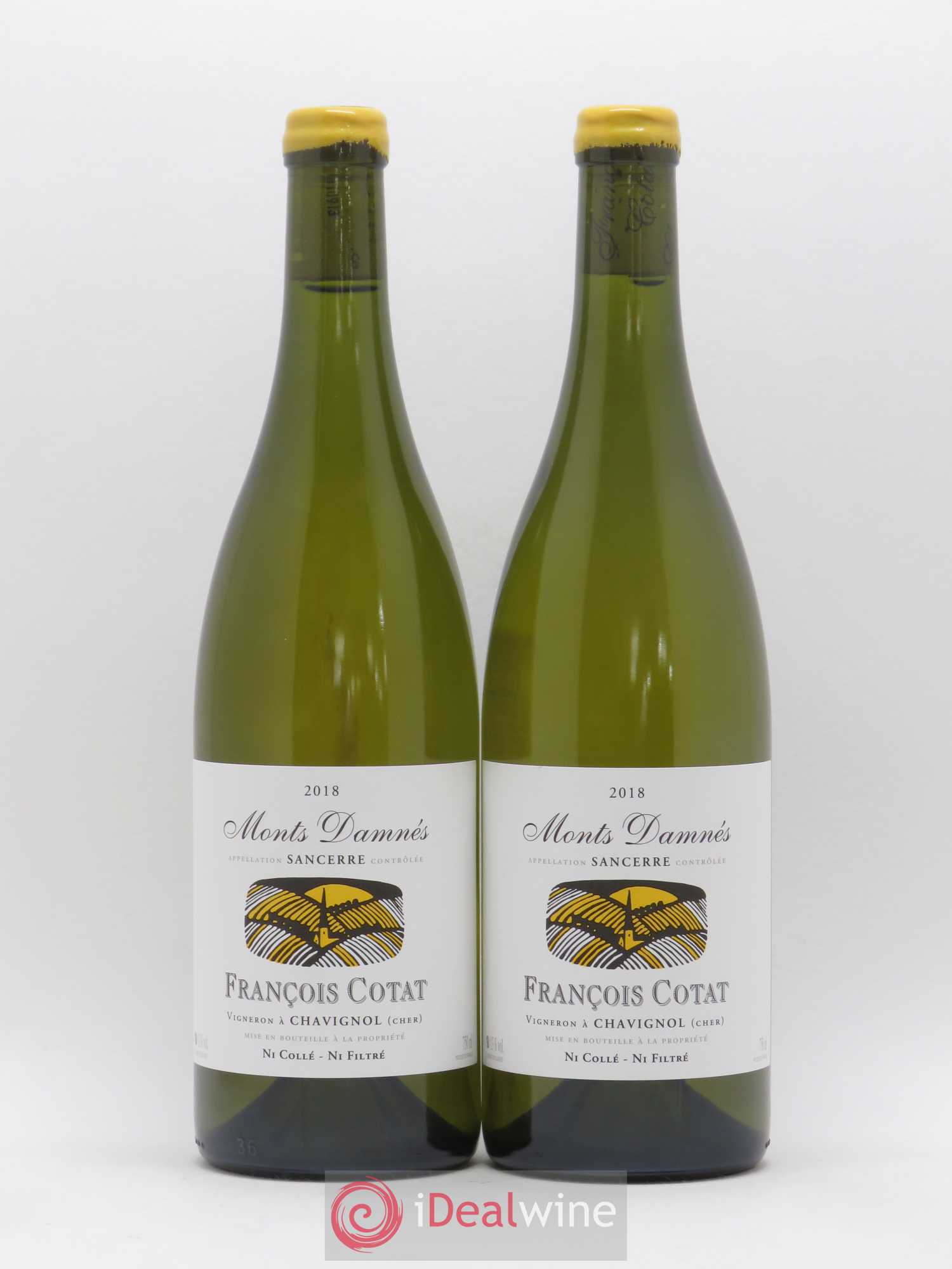 Sancerre Les Monts Damnés François Cotat 2018 - Lot de 2 bouteilles - 0