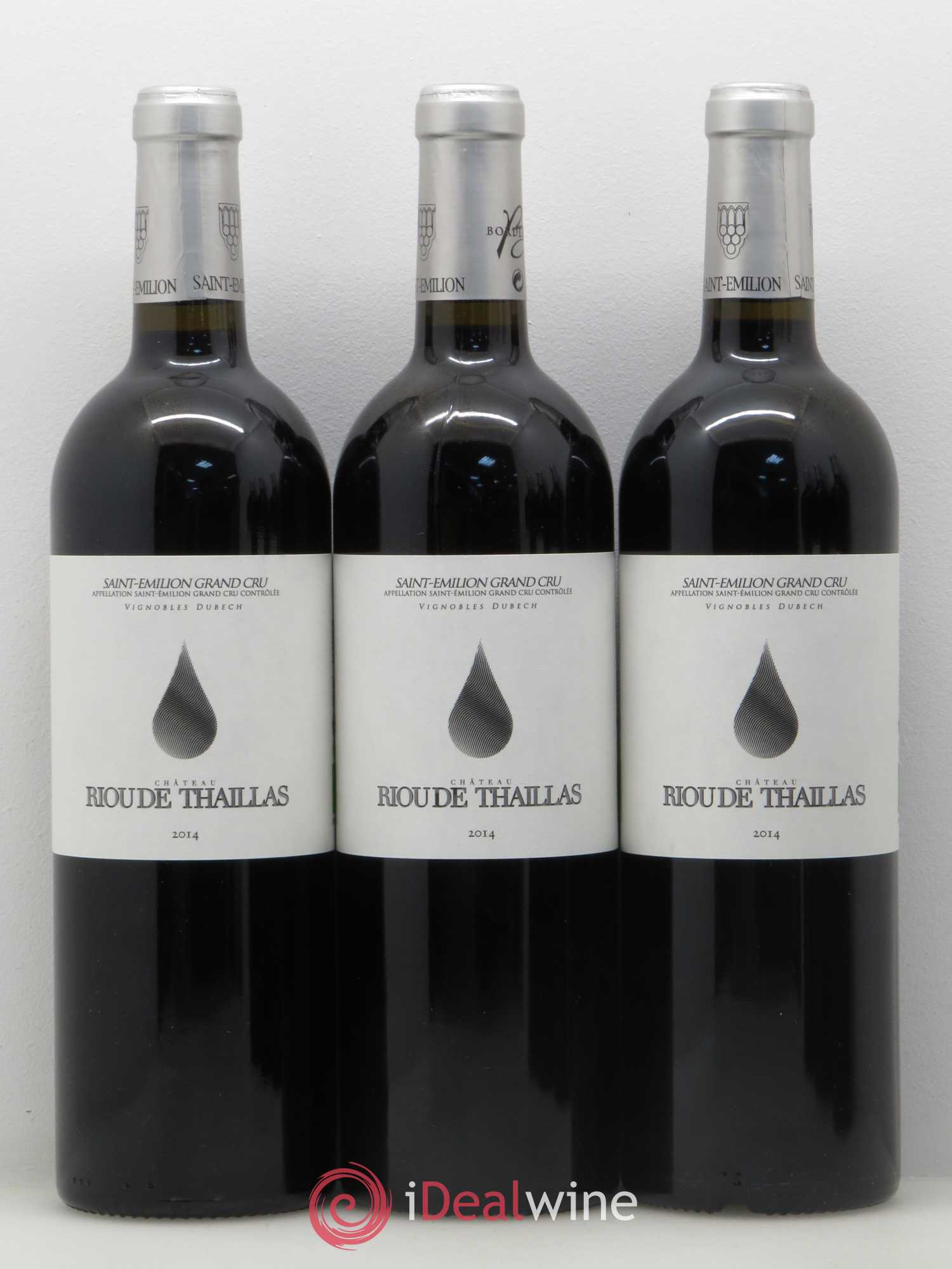 Saint-Émilion Grand Cru Chateau Riou de Thaillas (sans prix de réserve) 2014 - Posten von 6 Flaschen - 1