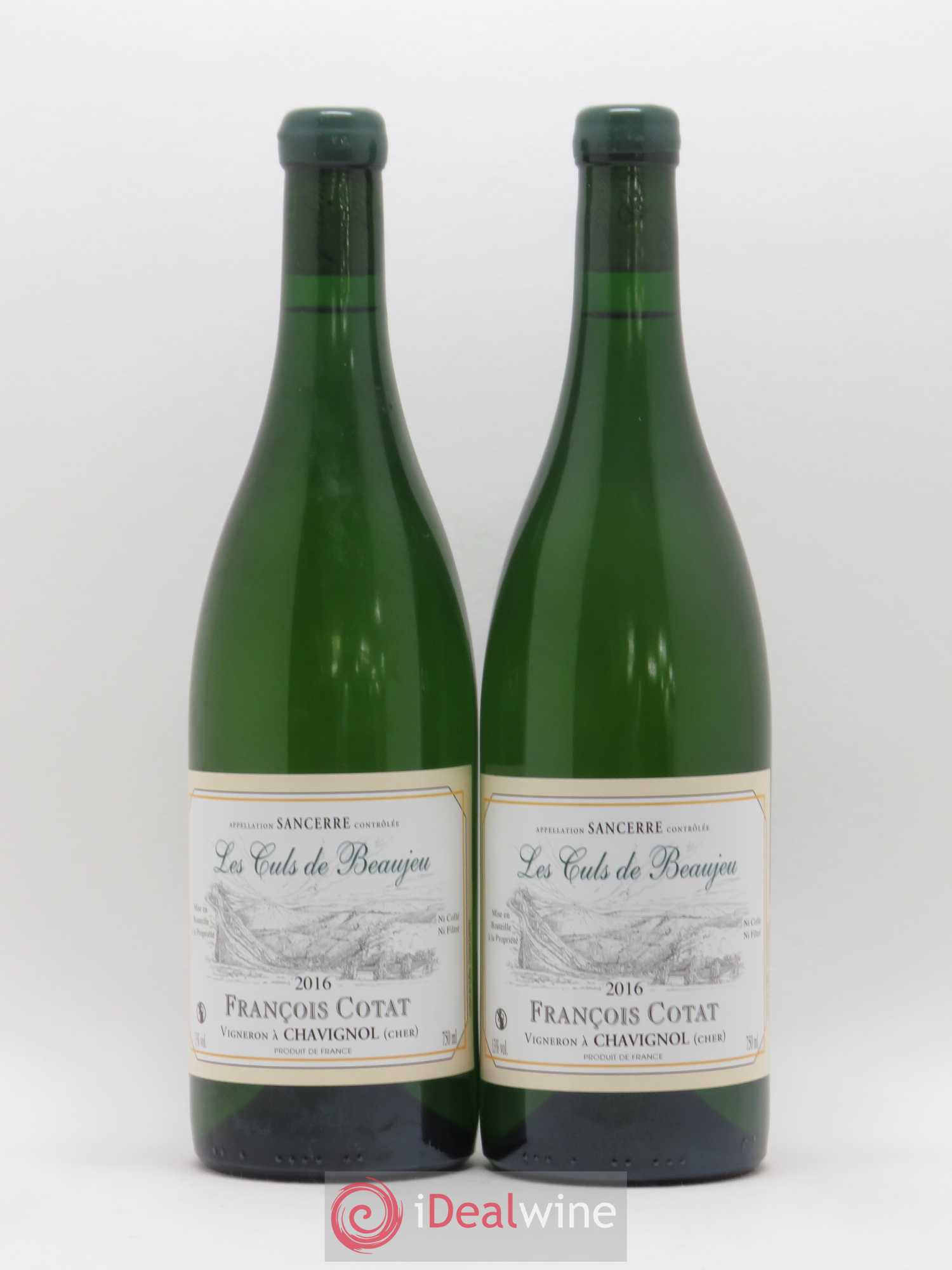 Sancerre Les Culs de Beaujeu François Cotat 2016 - Lot de 2 bouteilles - 0