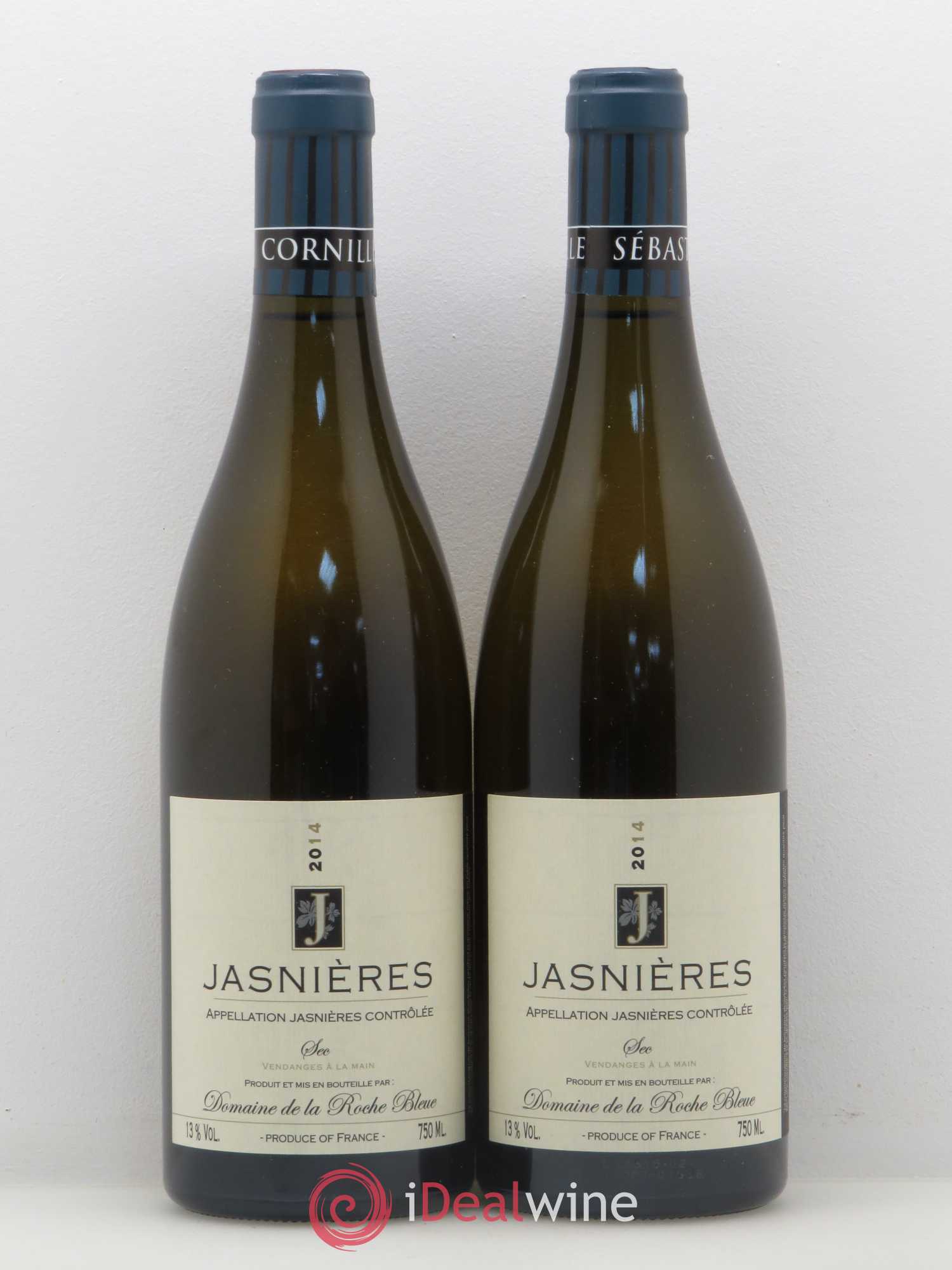 Jasnières Domaine de la Roche Bleue (sans prix de réserve) 2014 - Posten von 5 Flaschen - 2