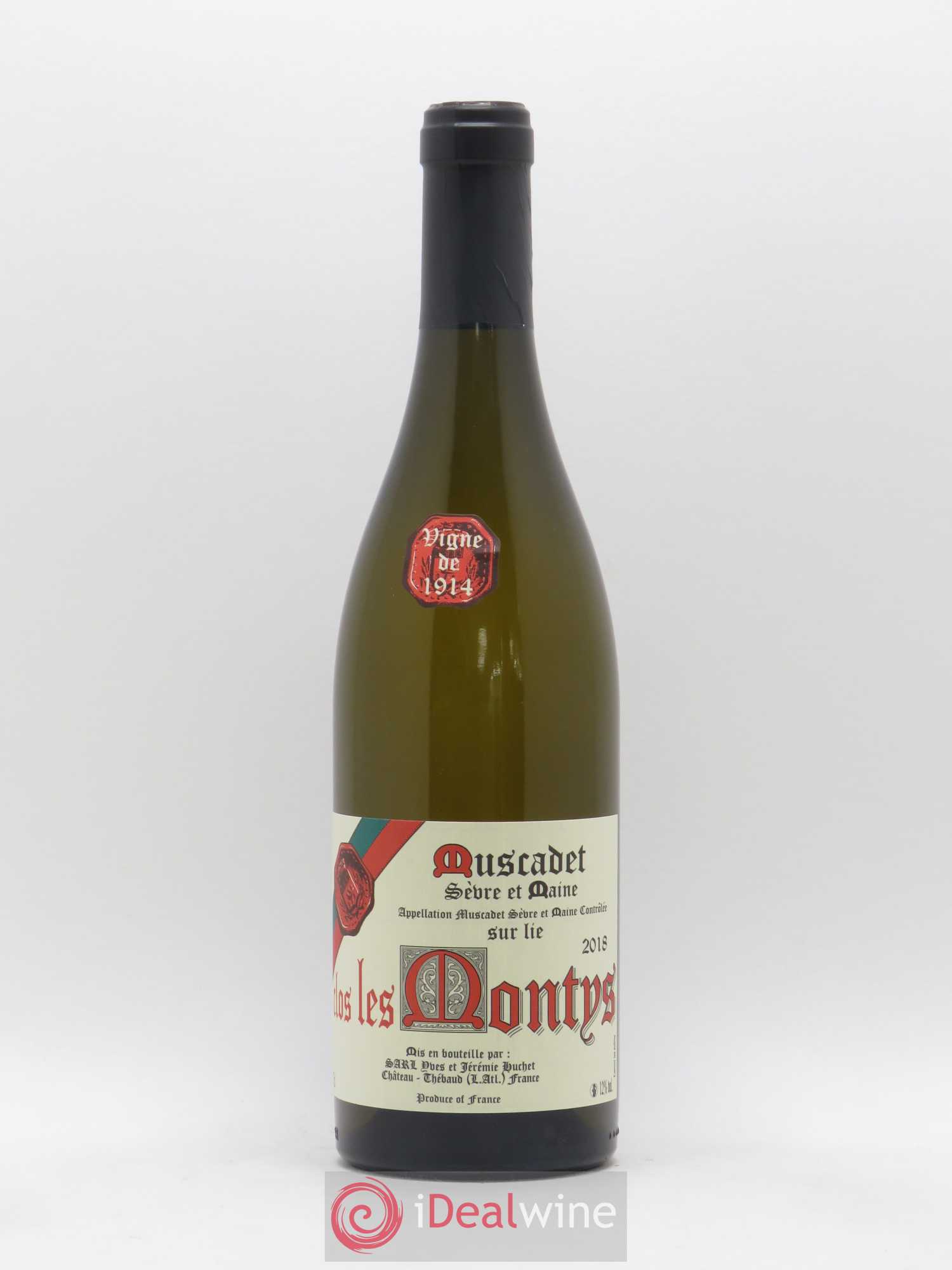 Muscadet-Sèvre-et-Maine Clos Les Montys Domaine de la Chauvinière Jérémie Huchet (sans prix de réserve) 2018 - Posten von 1 Flasche - 0