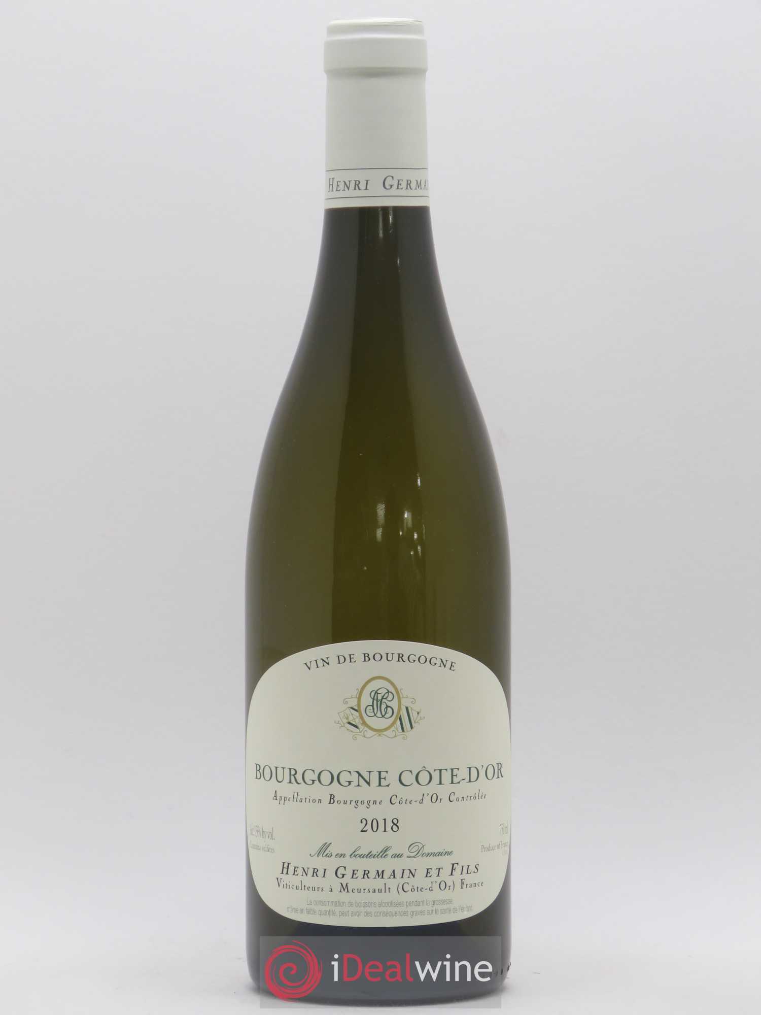 Bourgogne Henri Germain Cote d'Or (sans prix de réserve) 2018 - Posten von 1 Flasche - 0