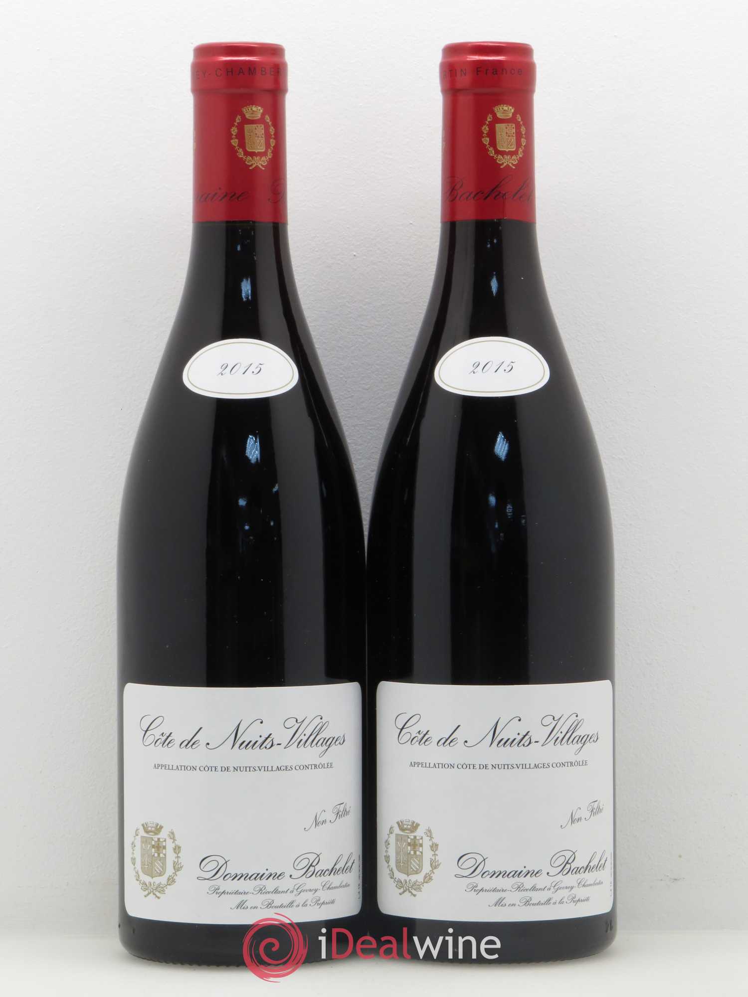 Côte de Nuits-Villages Denis Bachelet (sans prix de réserve) 2015 - Posten von 2 Flaschen - 0