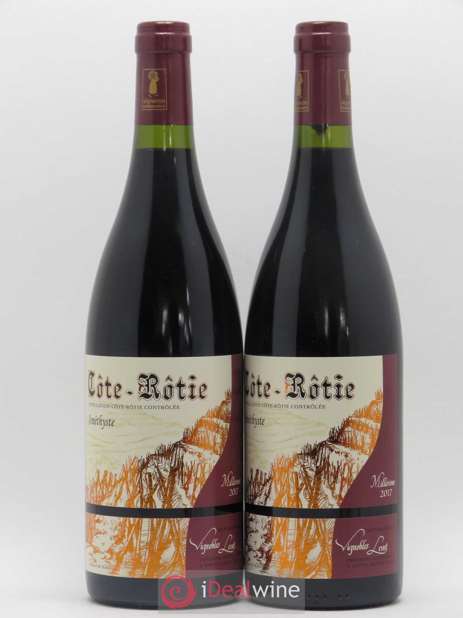 Côte-Rôtie Améthyste Vignobles Levet 2017 - Lot de 2 bouteilles - 0