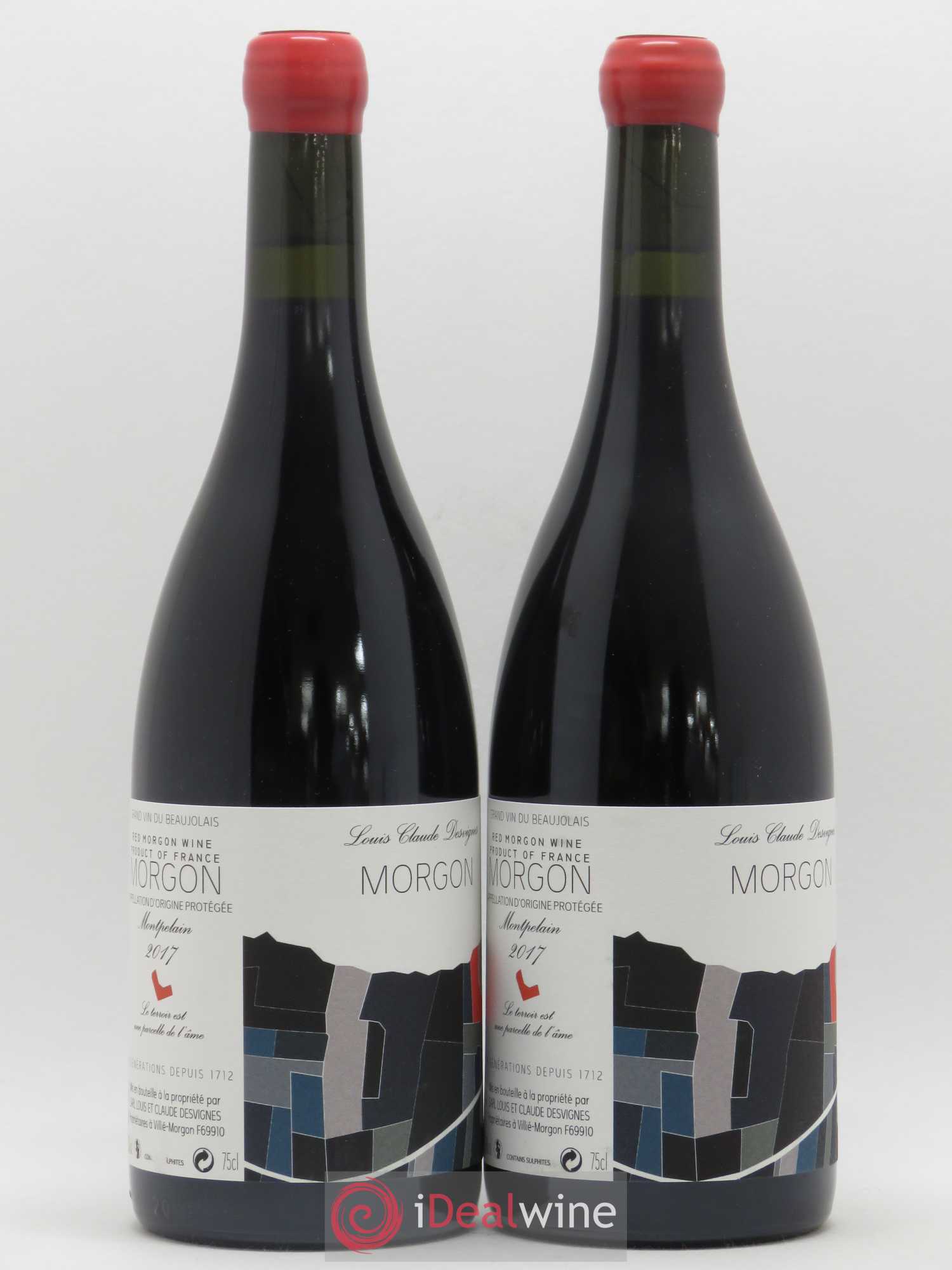 Morgon Montpelain Louis-Claude Desvignes (sans prix de réserve) 2017 - Lot de 2 bouteilles - 0