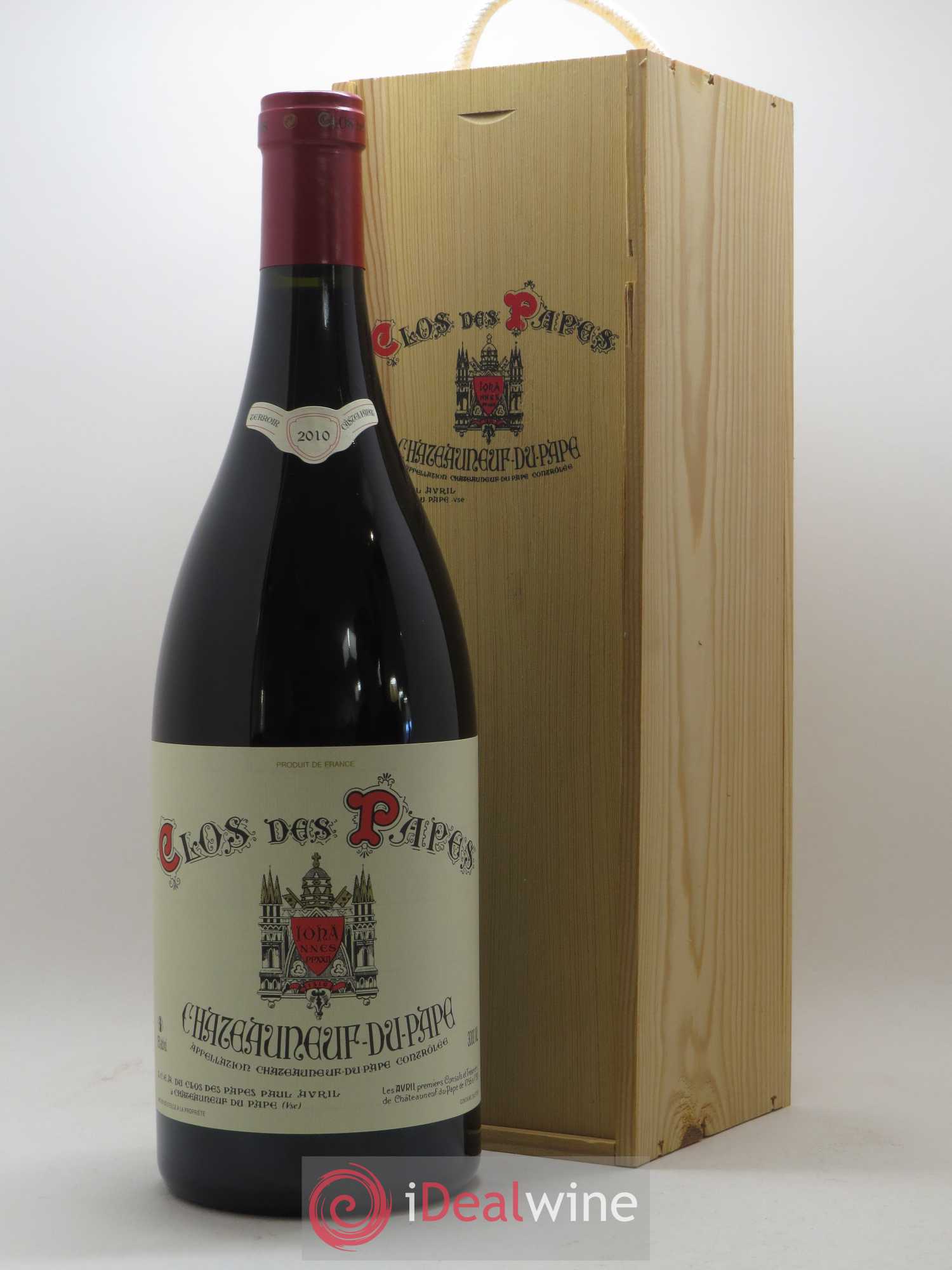 Châteauneuf-du-Pape Clos des Papes - Paul Avril 2010 - Lot de 1 double magnum - 1