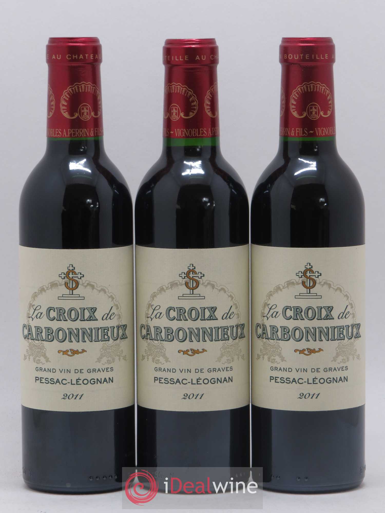La Croix de Carbonnieux  (sans prix de réserve) 2011 - Lot de 12 demi bouteilles - 1