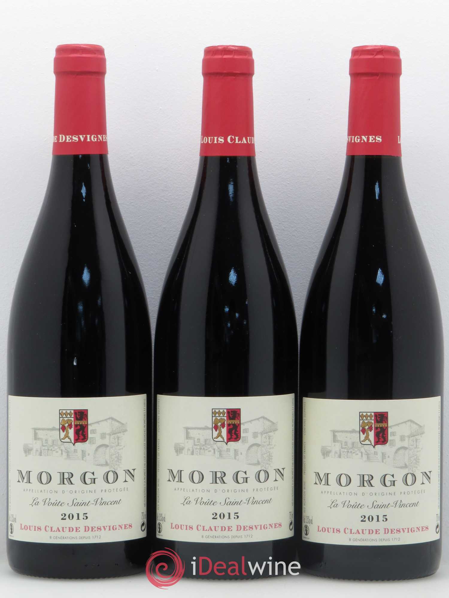 Morgon La Voûte Saint Vincent Louis-Claude Desvignes (senza prezzo di riserva) 2015 - Lotto di 6 bottiglie - 2