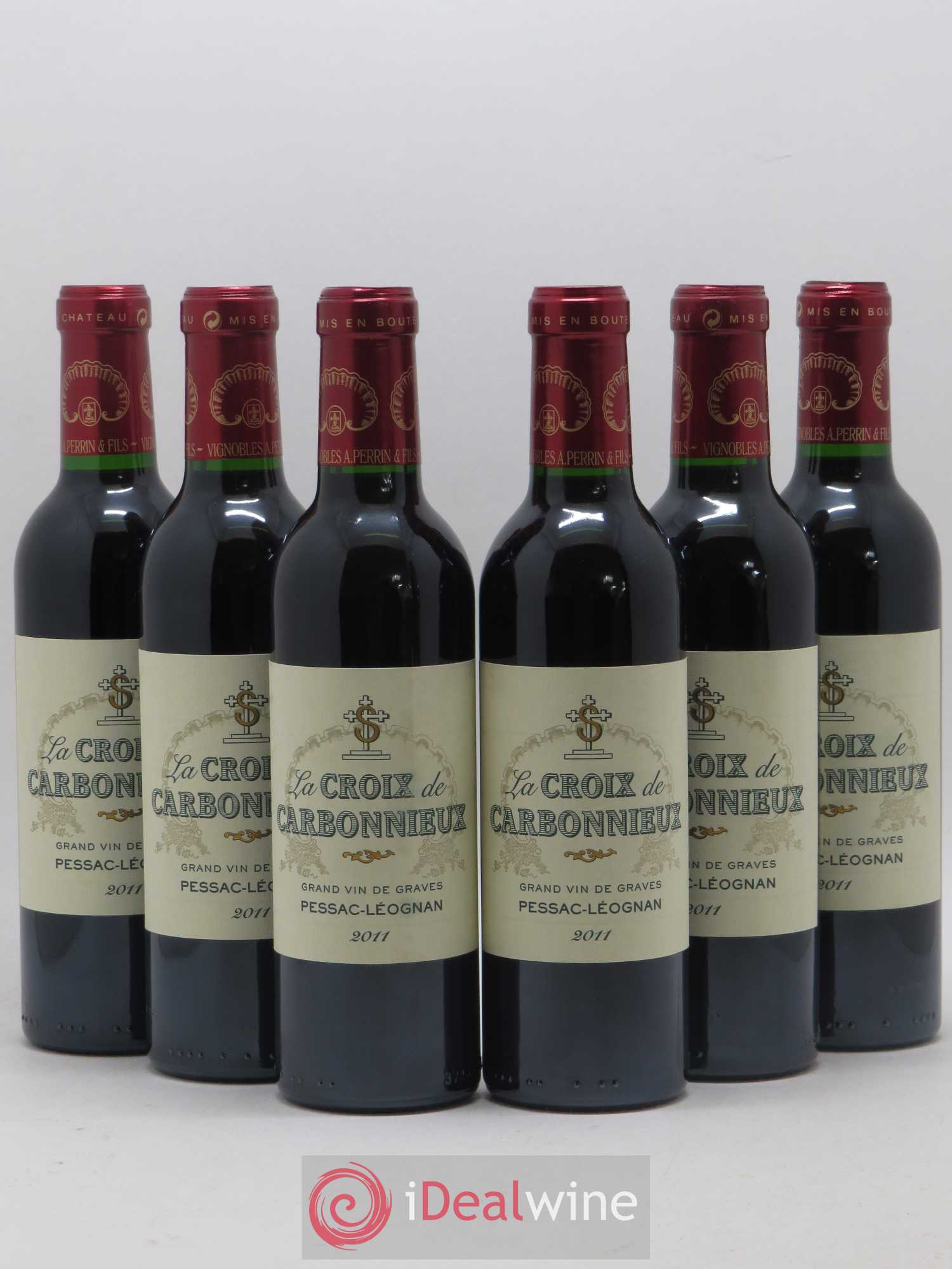 La Croix de Carbonnieux (sans prix de réserve) 2011 - Lot de 6 demi bouteilles - 0