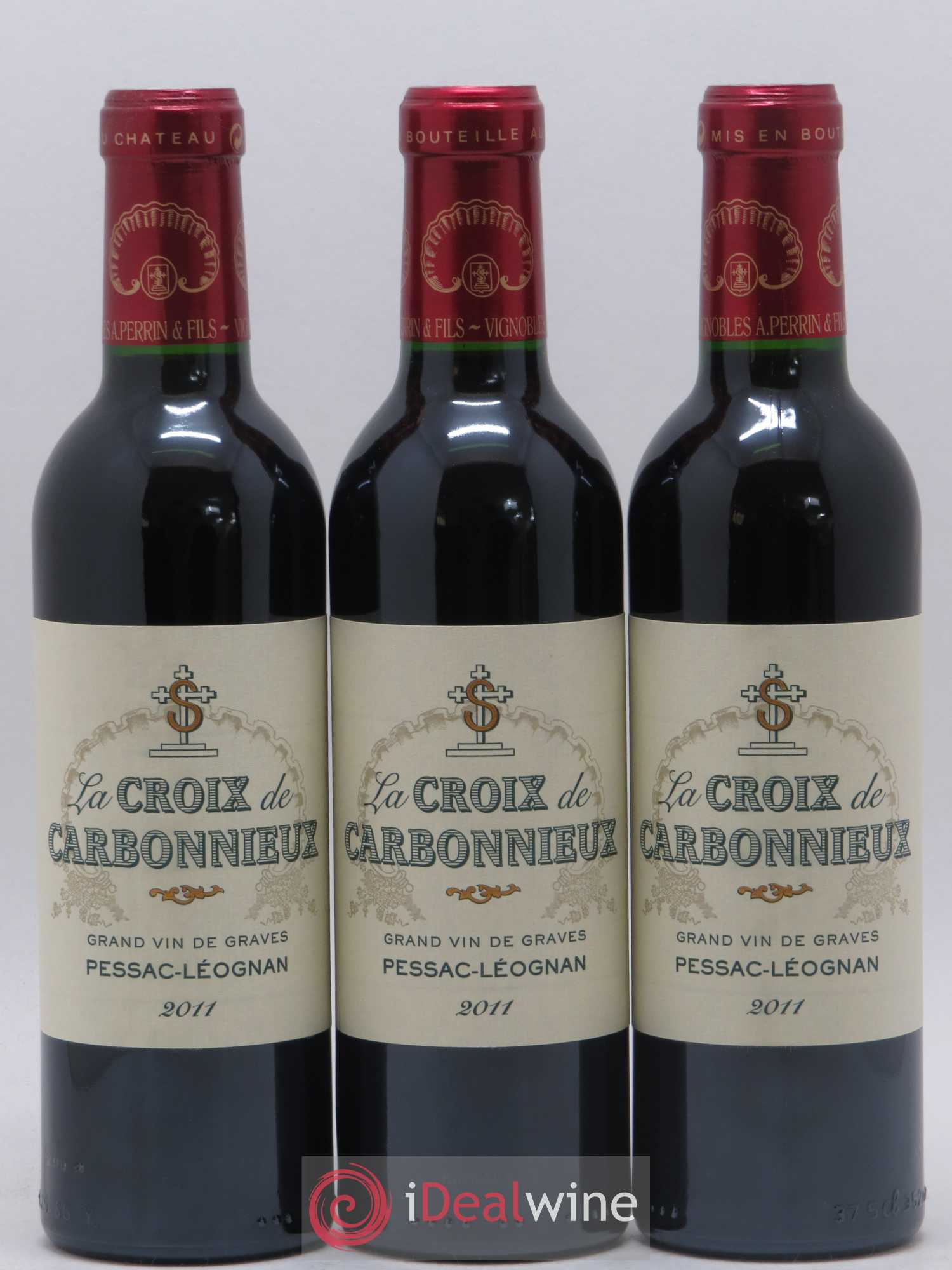 La Croix de Carbonnieux (sans prix de réserve) 2011 - Lot de 6 demi bouteilles - 1