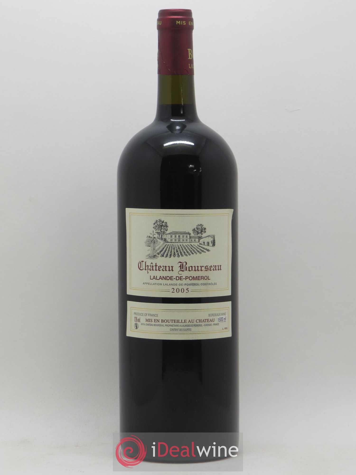 Lalande-de-Pomerol Château Bourseau 2005 - Posten von 1 Magnum - 0