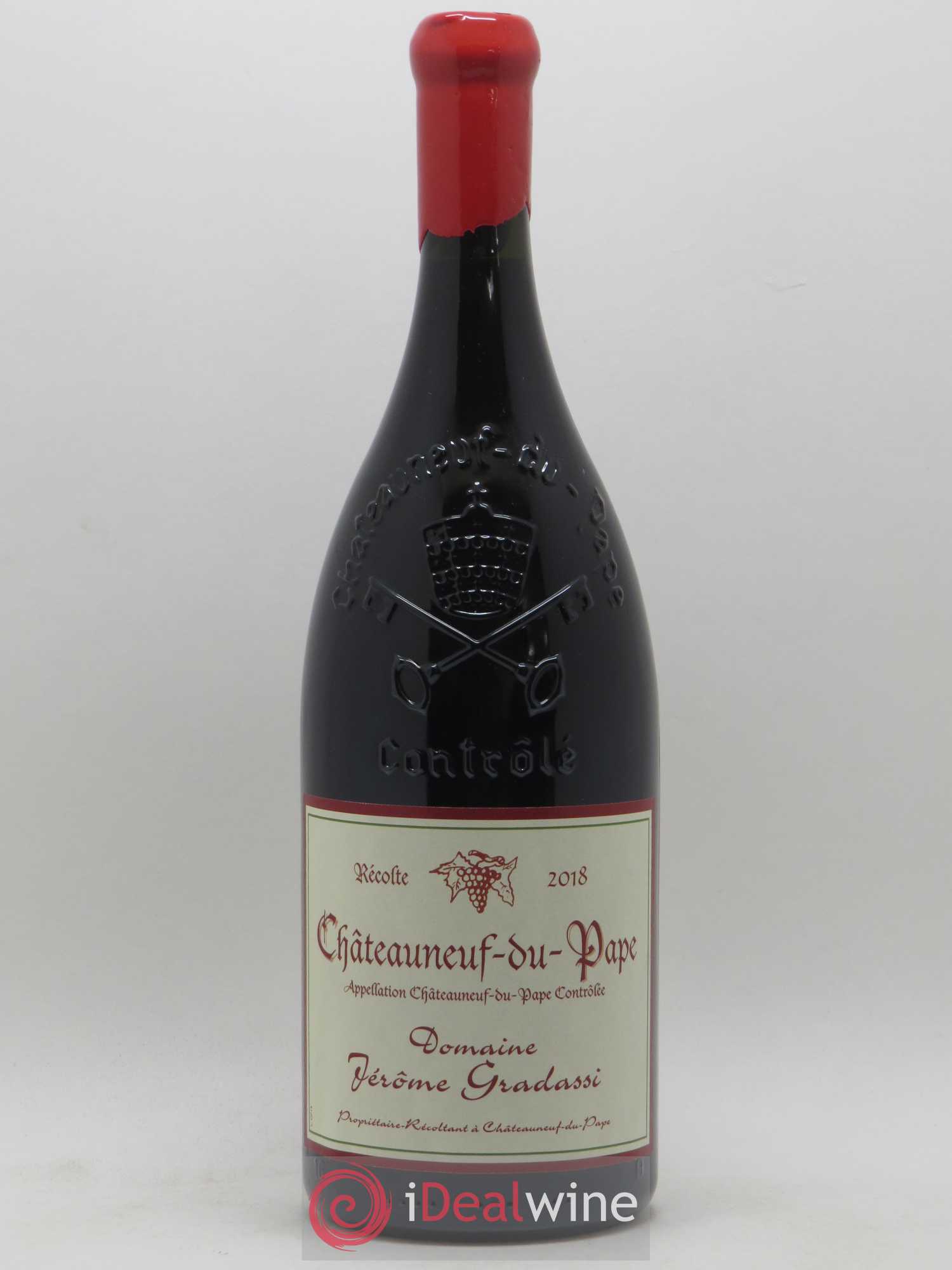 Châteauneuf-du-Pape Jerôme Gradassi 2018 - Lot de 1 magnum - 0