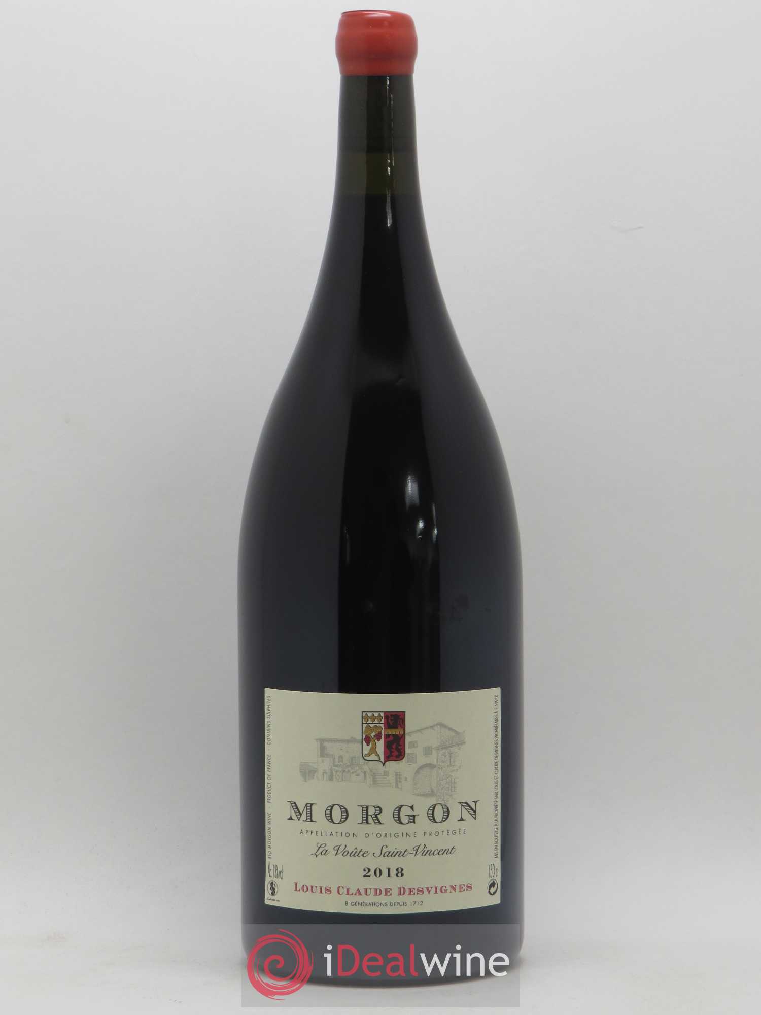 Morgon La Voûte Saint Vincent Louis-Claude Desvignes (sans prix de réserve) 2018 - Lot de 1 magnum - 0