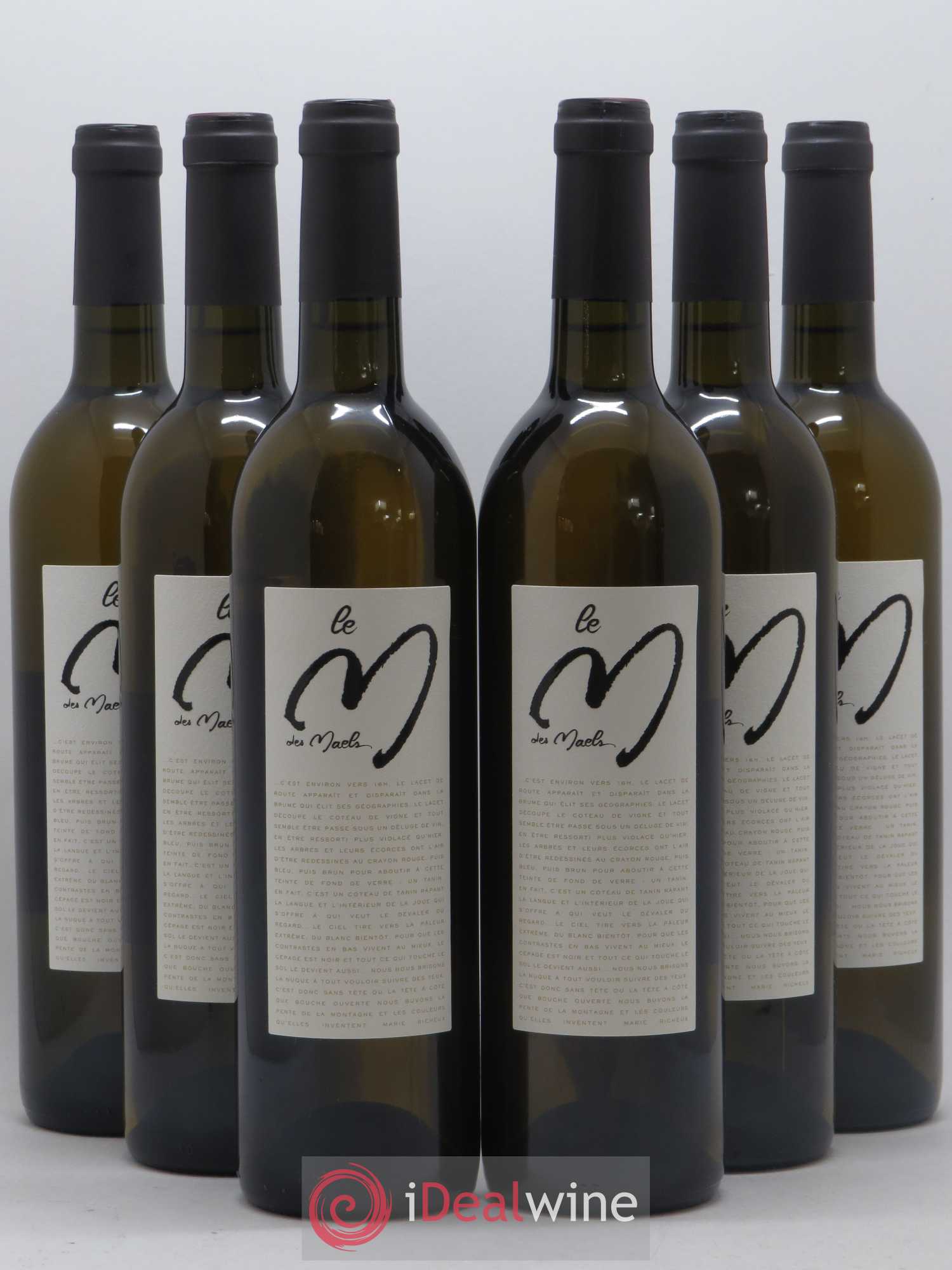 Pays d'Oc Le M des Maels Domaine des Maels (sans prix de réserve) 2015 - Posten von 6 Flaschen - 0