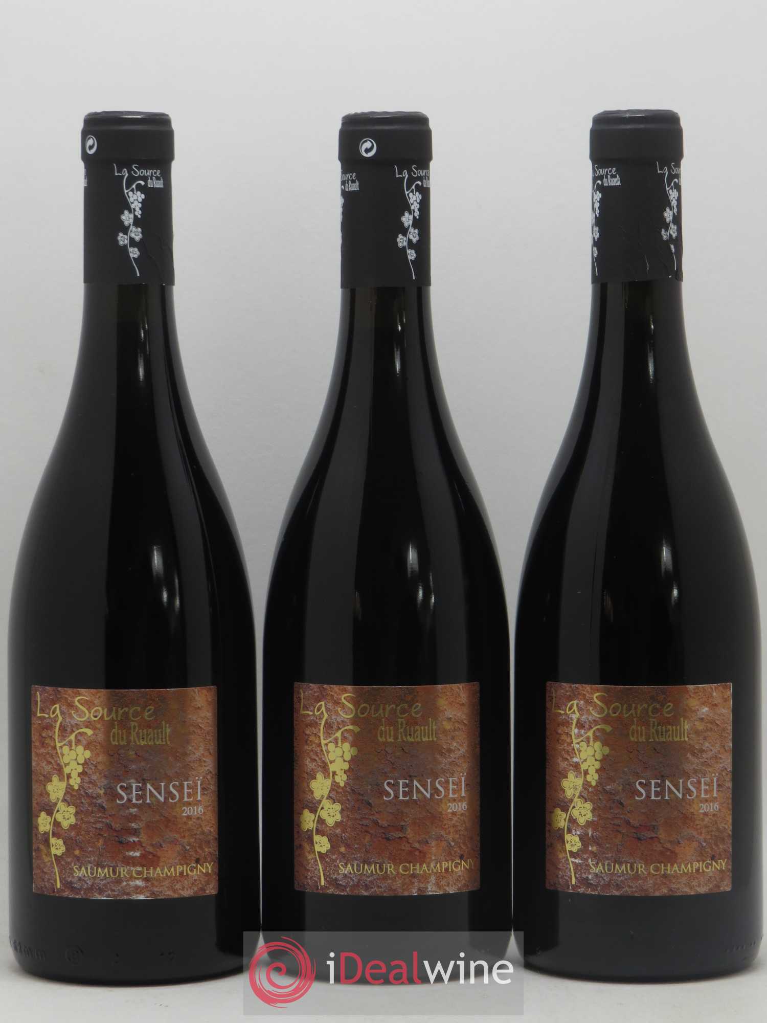 Saumur-Champigny La Source Du Ruault Senseï (sans prix de réserve) 2016 - Posten von 3 Flaschen - 0