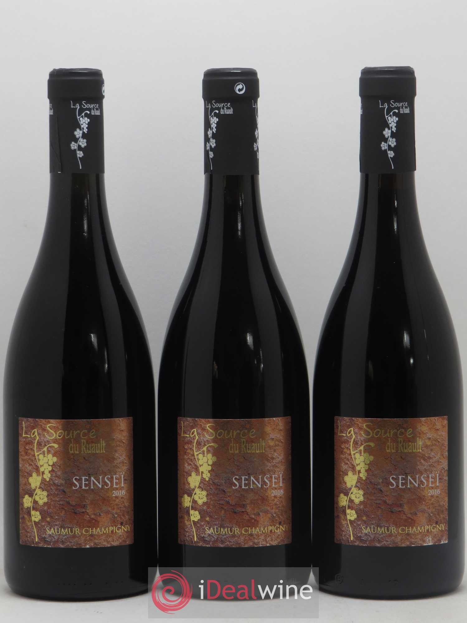 Saumur-Champigny La Source Du Ruault Senseï (sans prix de réserve) 2016 - Posten von 3 Flaschen - 0
