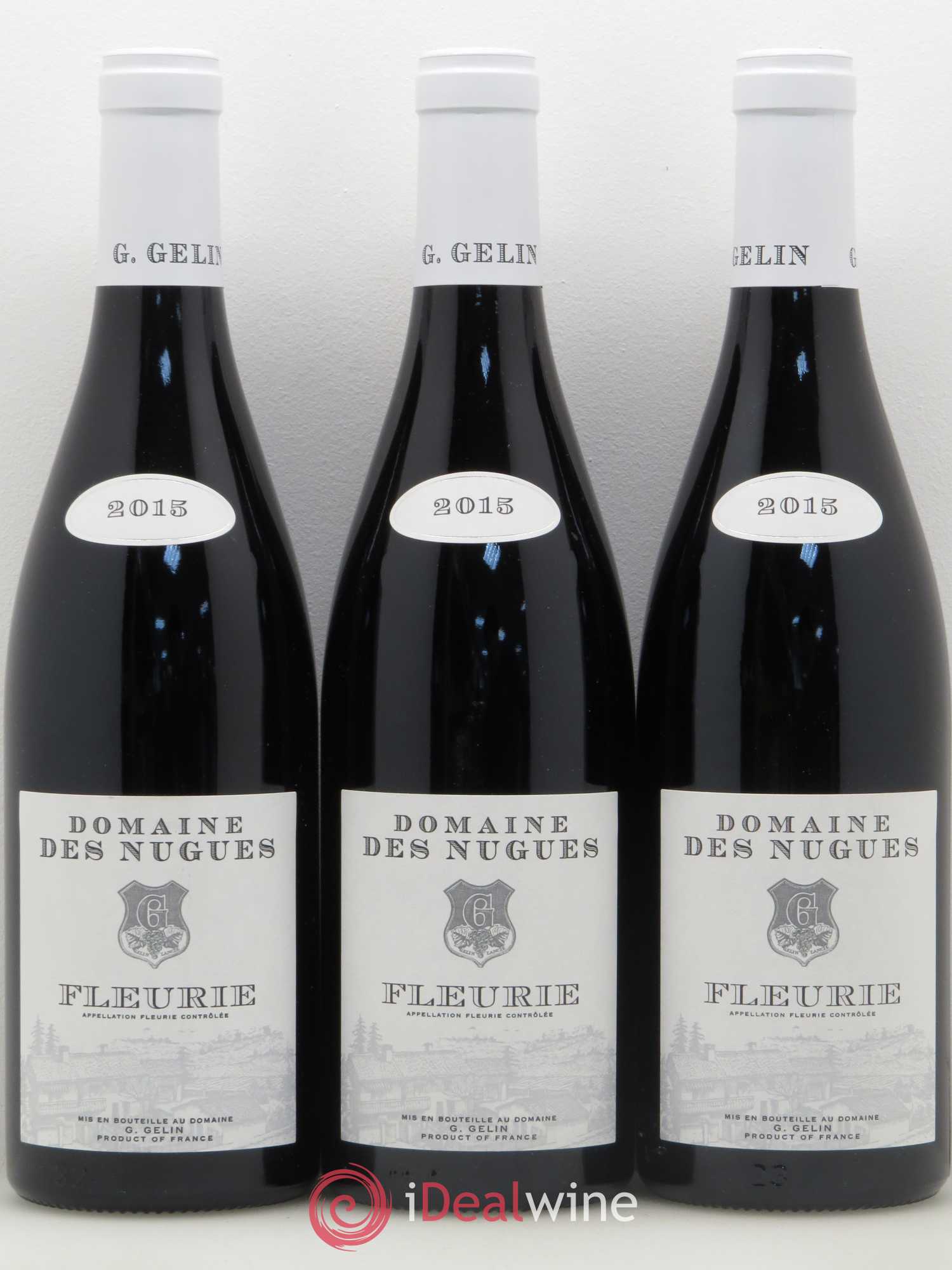 Fleurie Domaine des Nugues (sans prix de réserve) 2015 - Posten von 3 Flaschen - 0